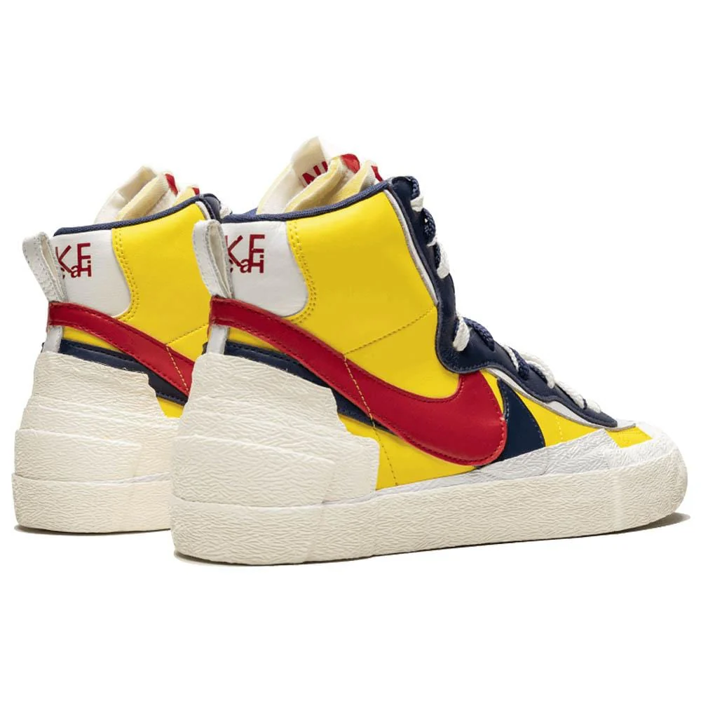 Sacai x Nike Blazer Mid 'Maize Navy' - Image 3
