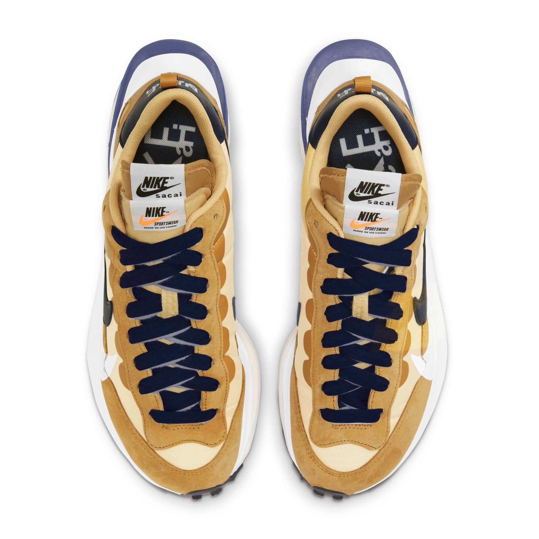 sacai x Nike VaporWaffle 'Sesame Blue Void' - Image 3