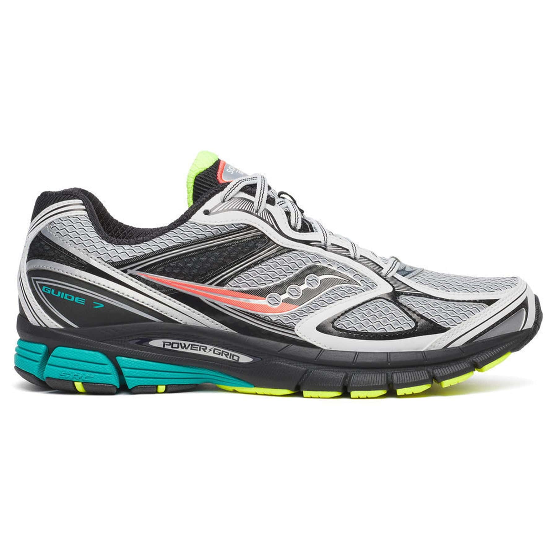 Saucony ProGrid Guide 7 'White Teal Mutant' - Image 2