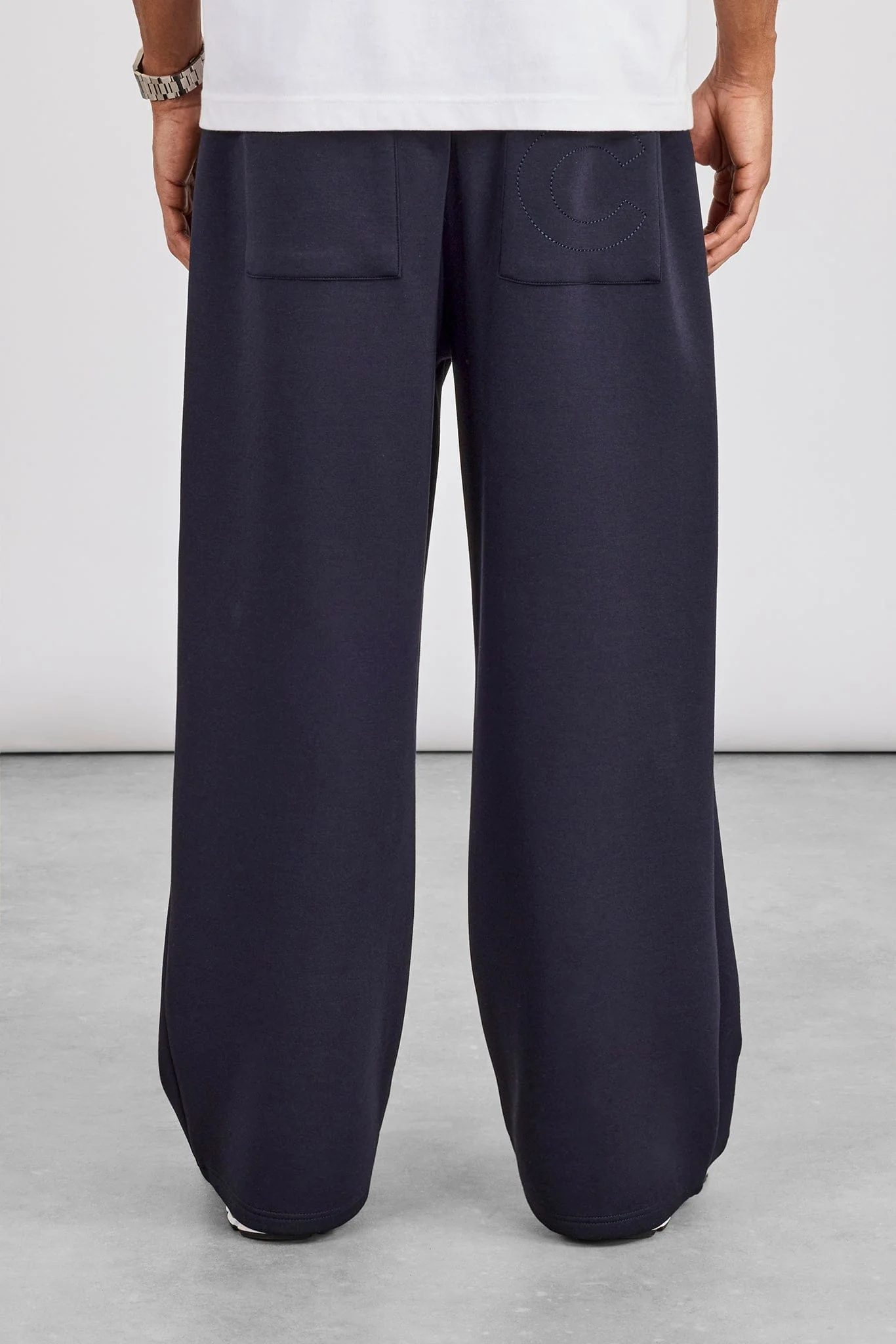 Cernucci Scuba Baggy Fit Trouser - Navy - Image 4