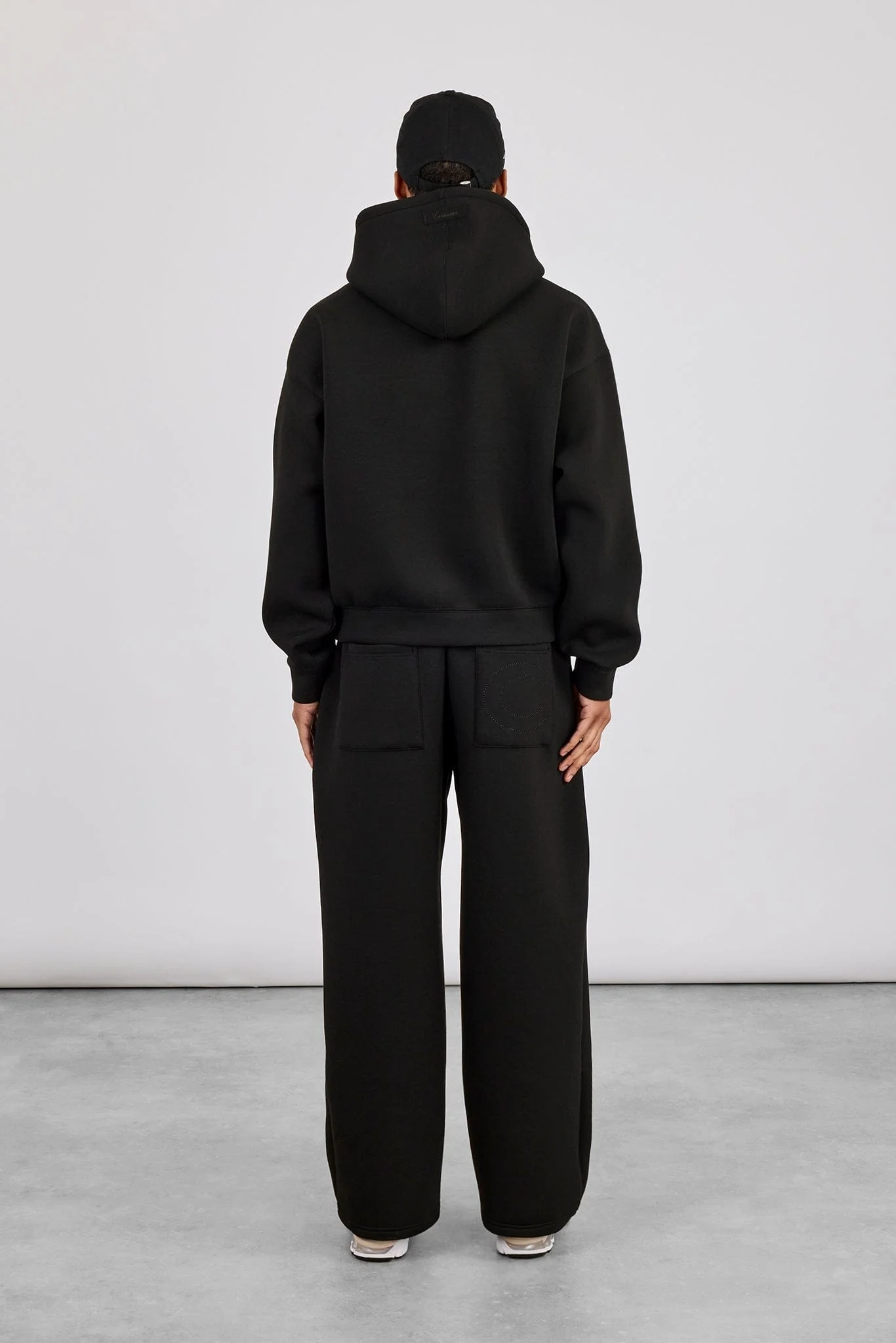 Cernucci Scuba Boxy Hoodie & Baggy Fit Trouser - Black - Image 3