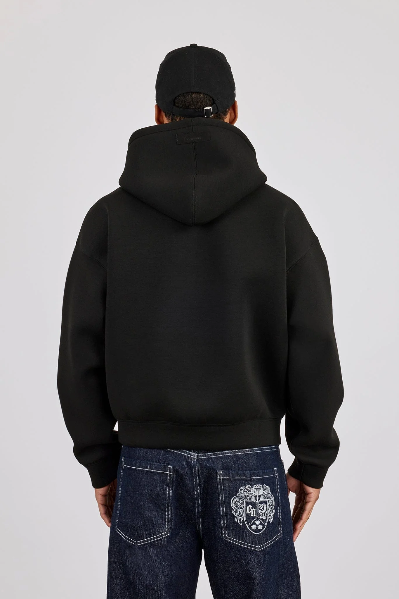 Cernucci Scuba Boxy Hoodie  - Black - Image 4