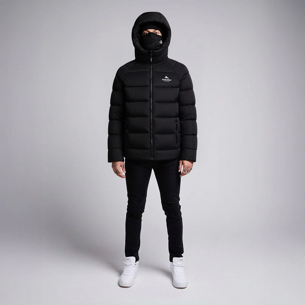 Helvetica Mountain Pioneers Sniper Hooded Down Jacket - Image 2