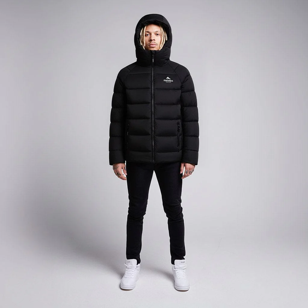 Helvetica Mountain Pioneers Sniper Hooded Down Jacket - Image 4