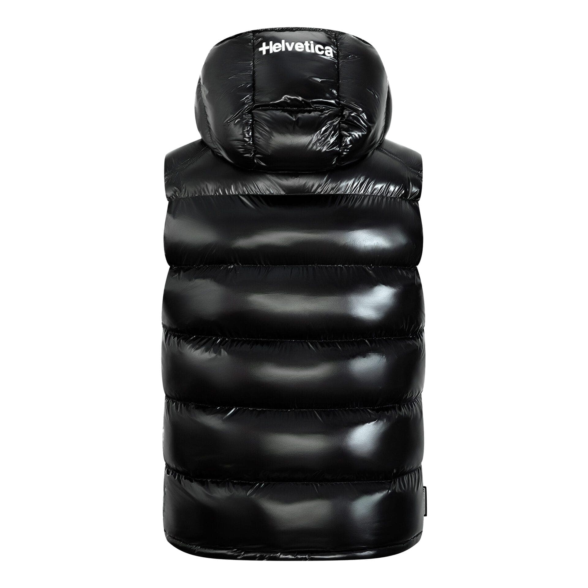 Helvetica Mountain Pioneers Space Sleeveless Hooded Jacket - Image 6