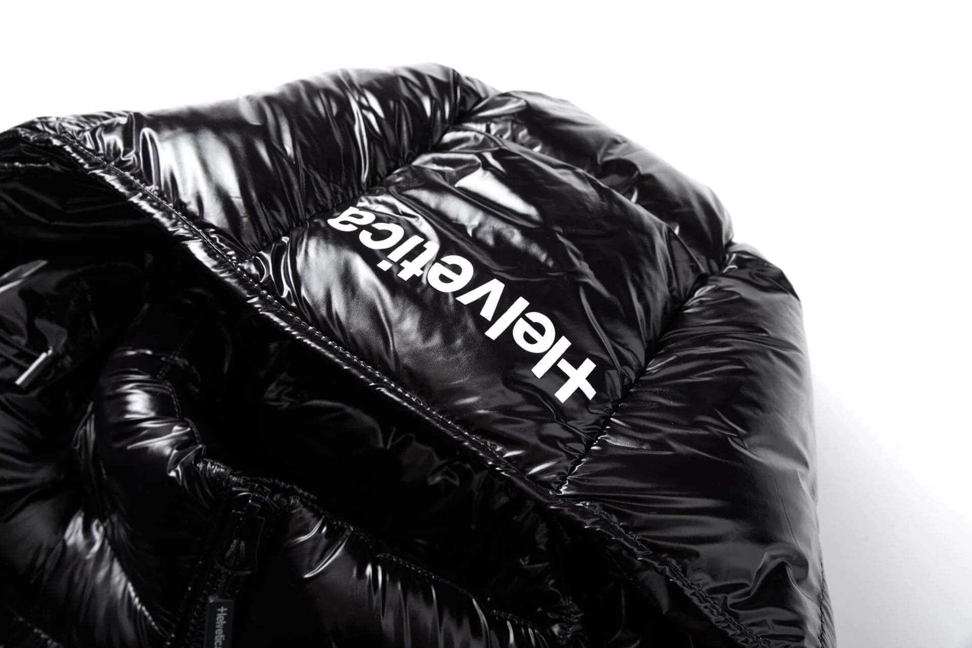 Helvetica Mountain Pioneers Space Sleeveless Hooded Jacket - Image 8