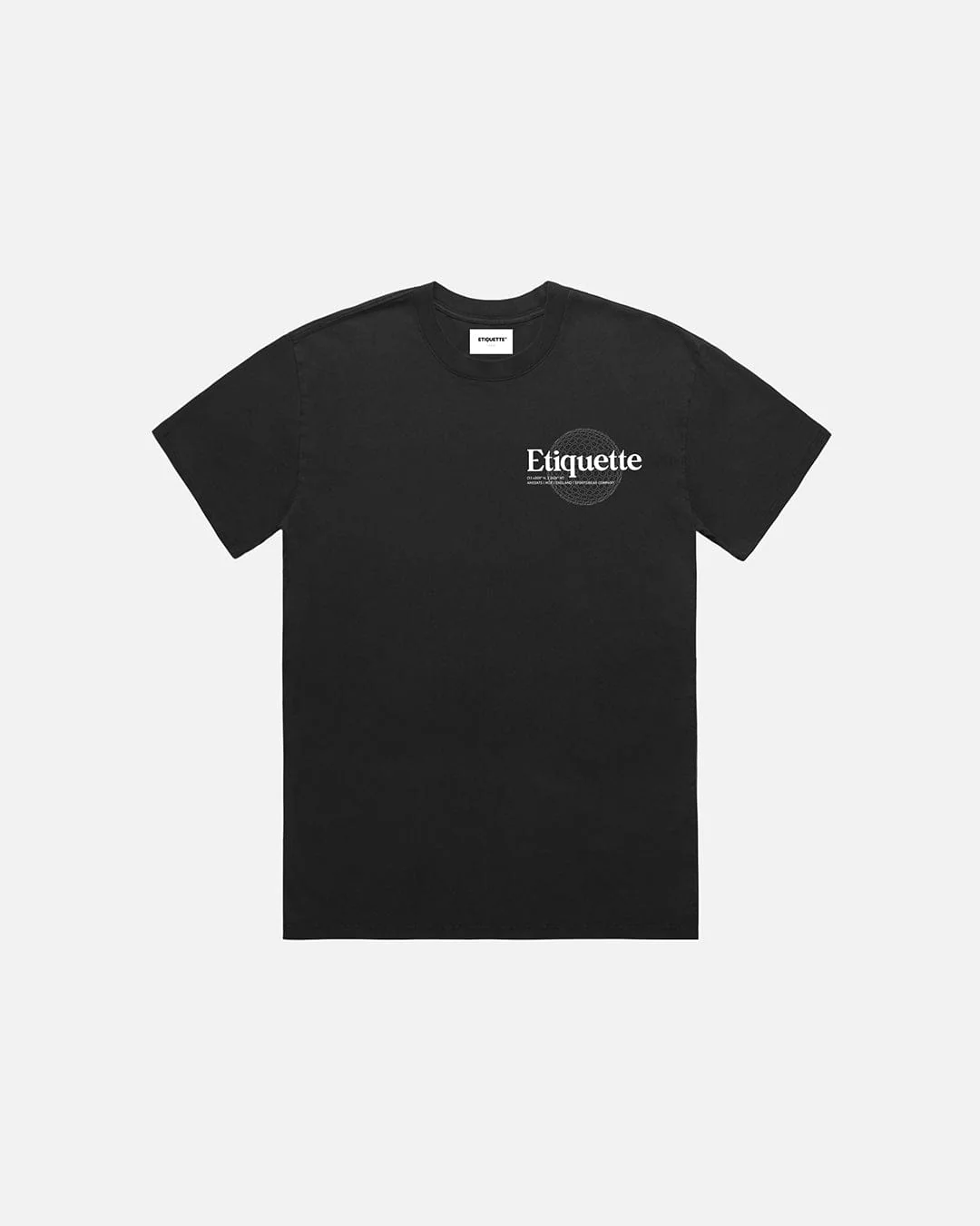 Etiquette Sphere Tee 'Black' - Image 2