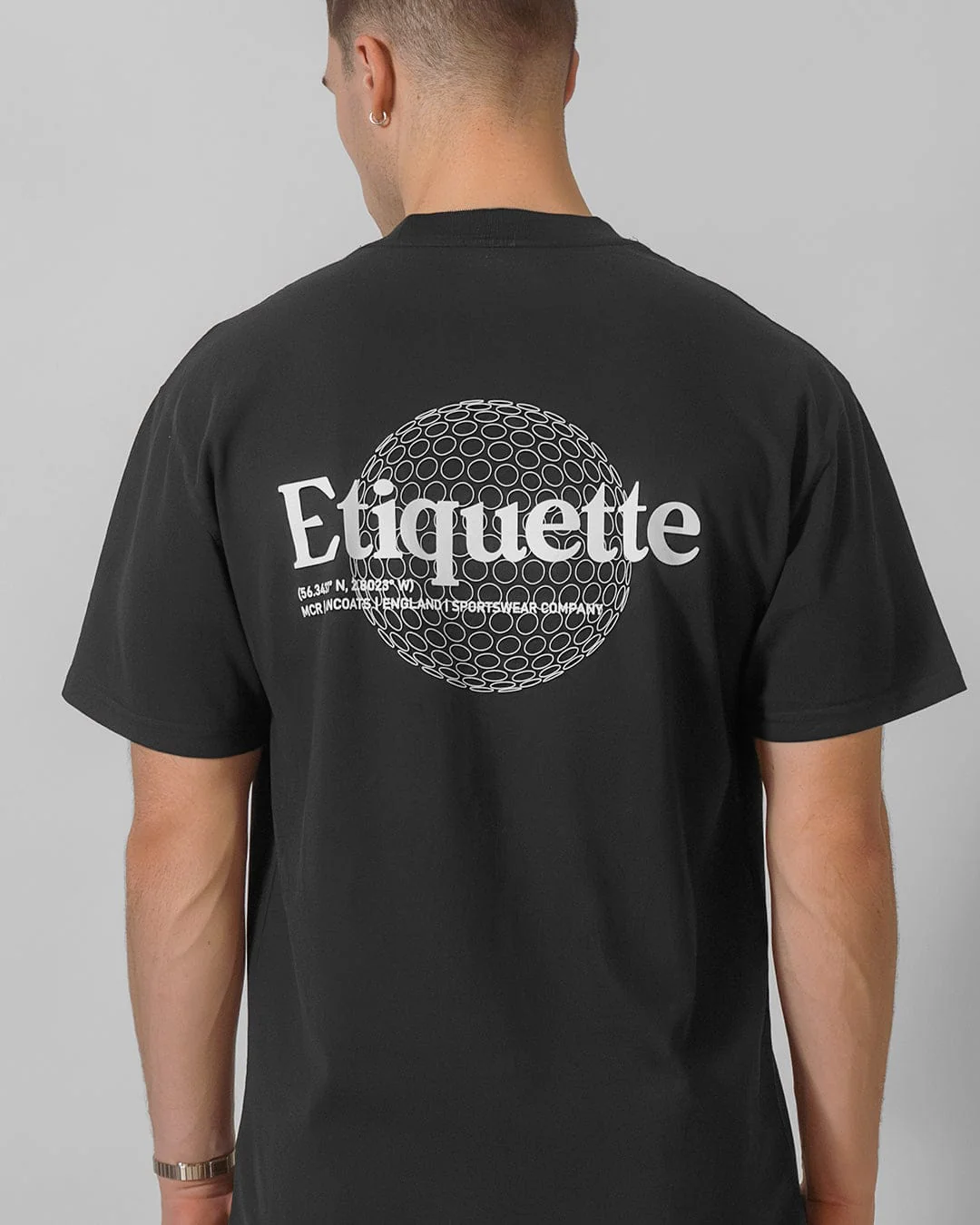 Etiquette Sphere Tee 'Black' - Image 3