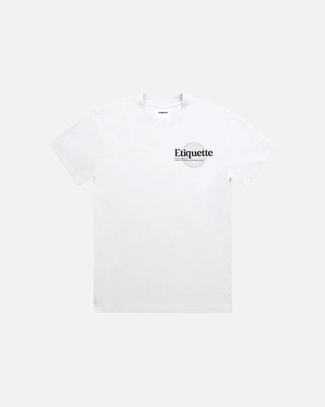 Etiquette Sphere Tee 'White' - Image 2