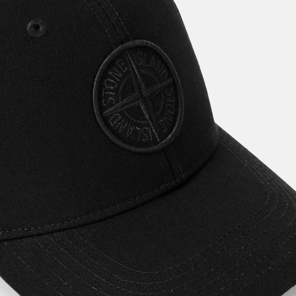 Stone Island Baseball Cap in Black - Image 3
