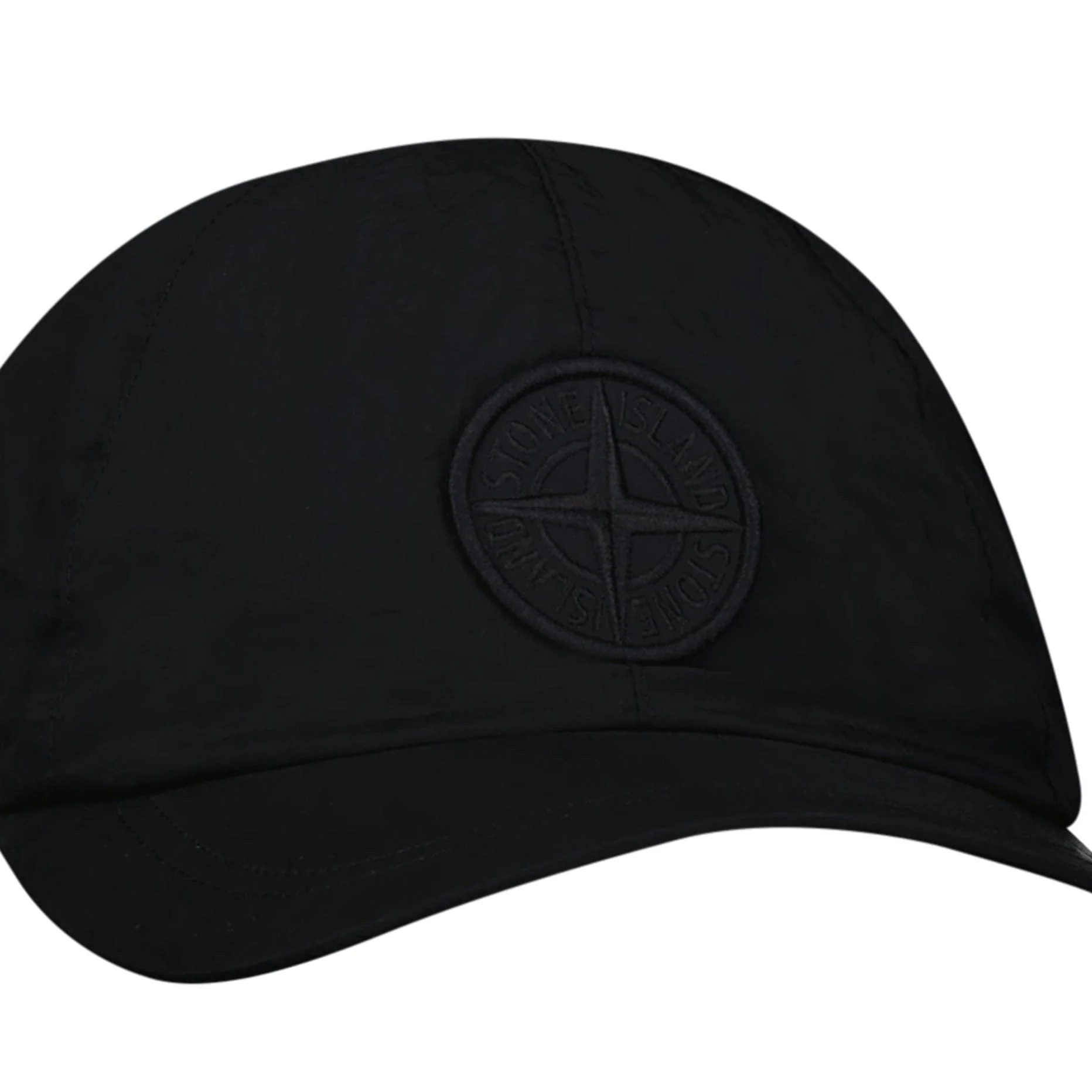 Stone Island Compass Baseball Cap in Black - Image 2