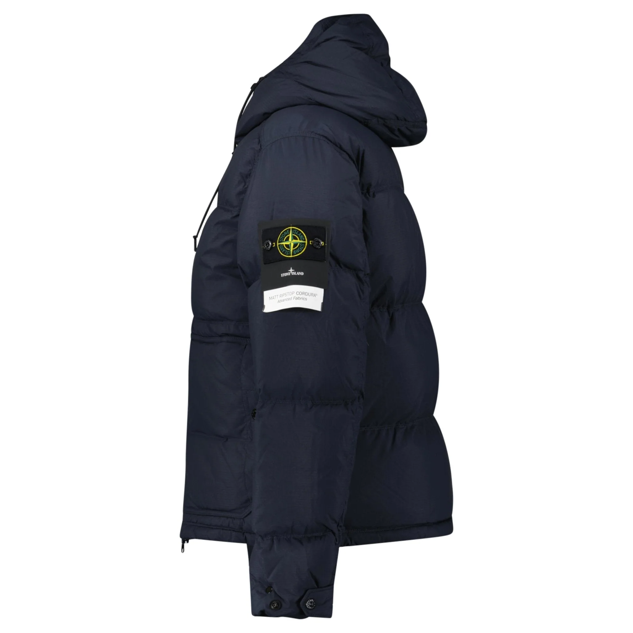 Stone Island Down Matte Ripstop Cordura® Advanced Fabric Parka in Navy - Image 2