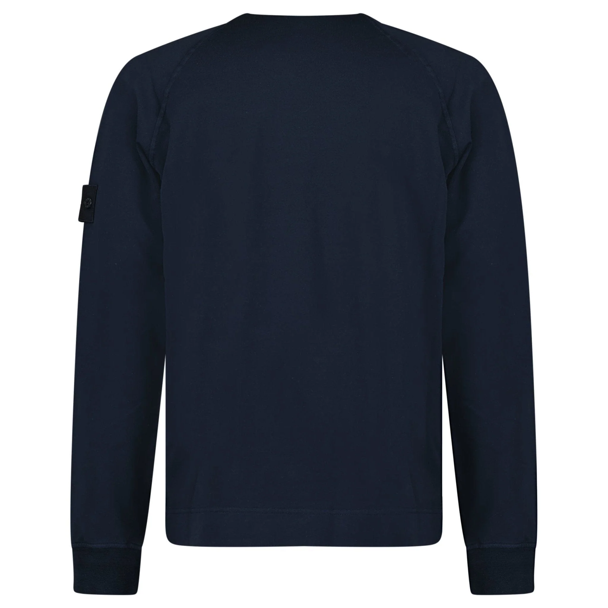 Stone Island Ghost Badge Crewneck Sweatshirt Navy - Image 4