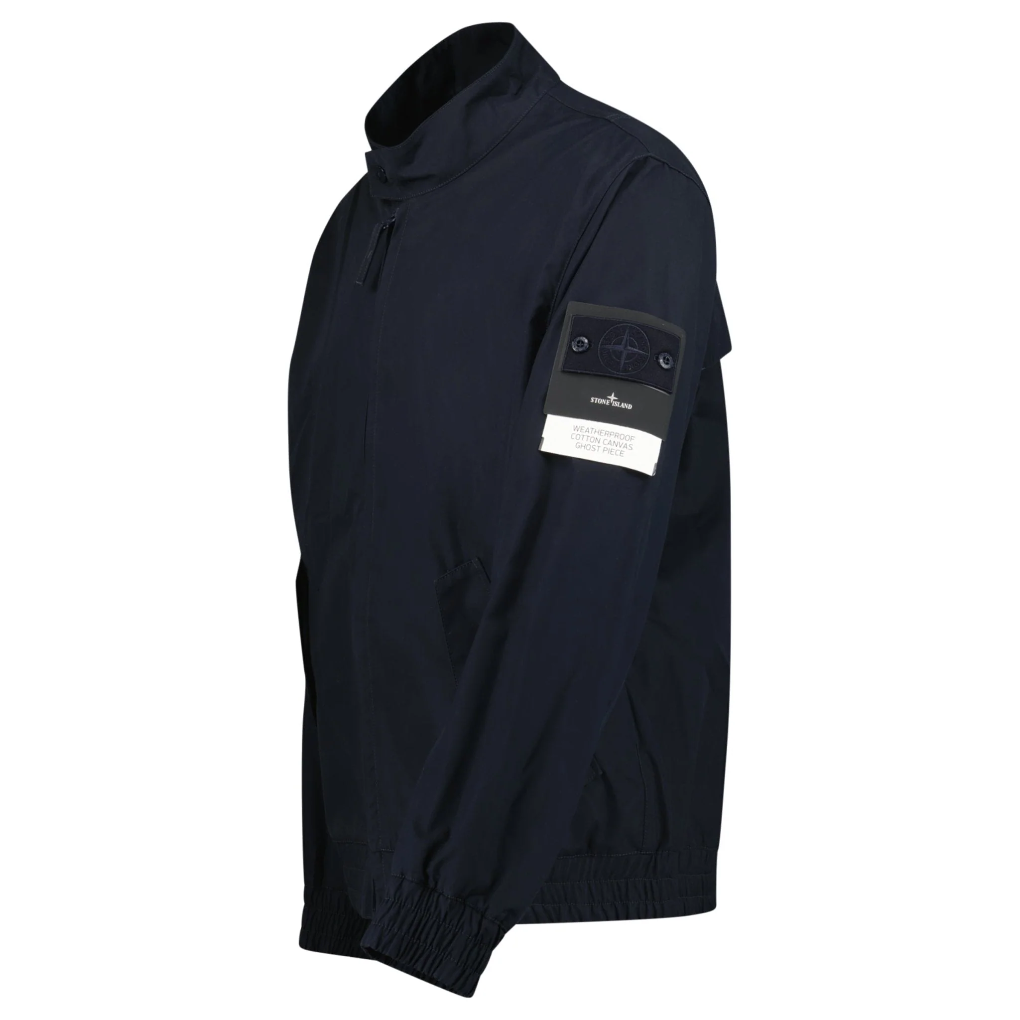 Stone Island Ghost Weatherproof Cotton Canvas Jacket Navy - Image 2