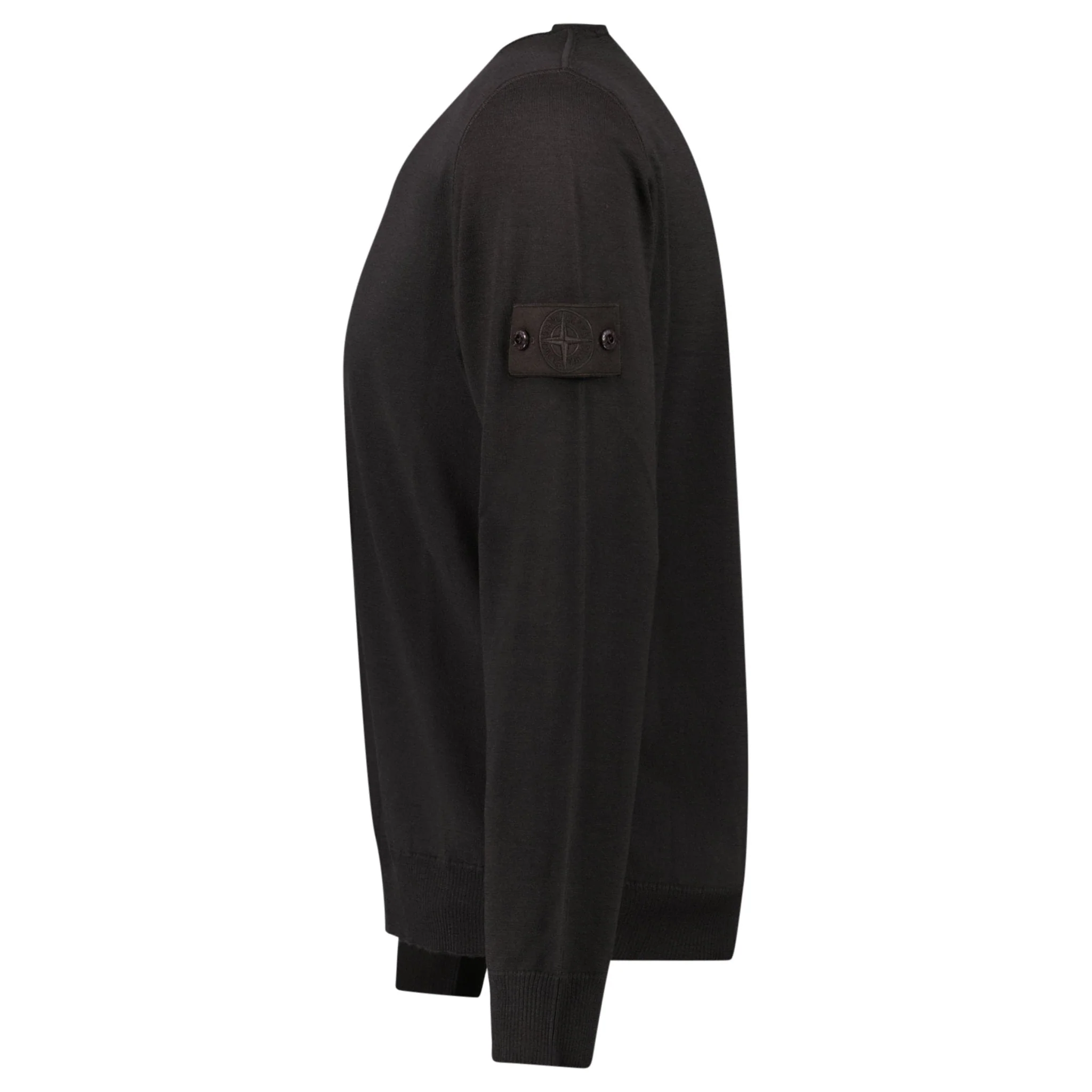 Stone Island Ghost Wool Crew Neck Jumper Dark Brown - Image 2
