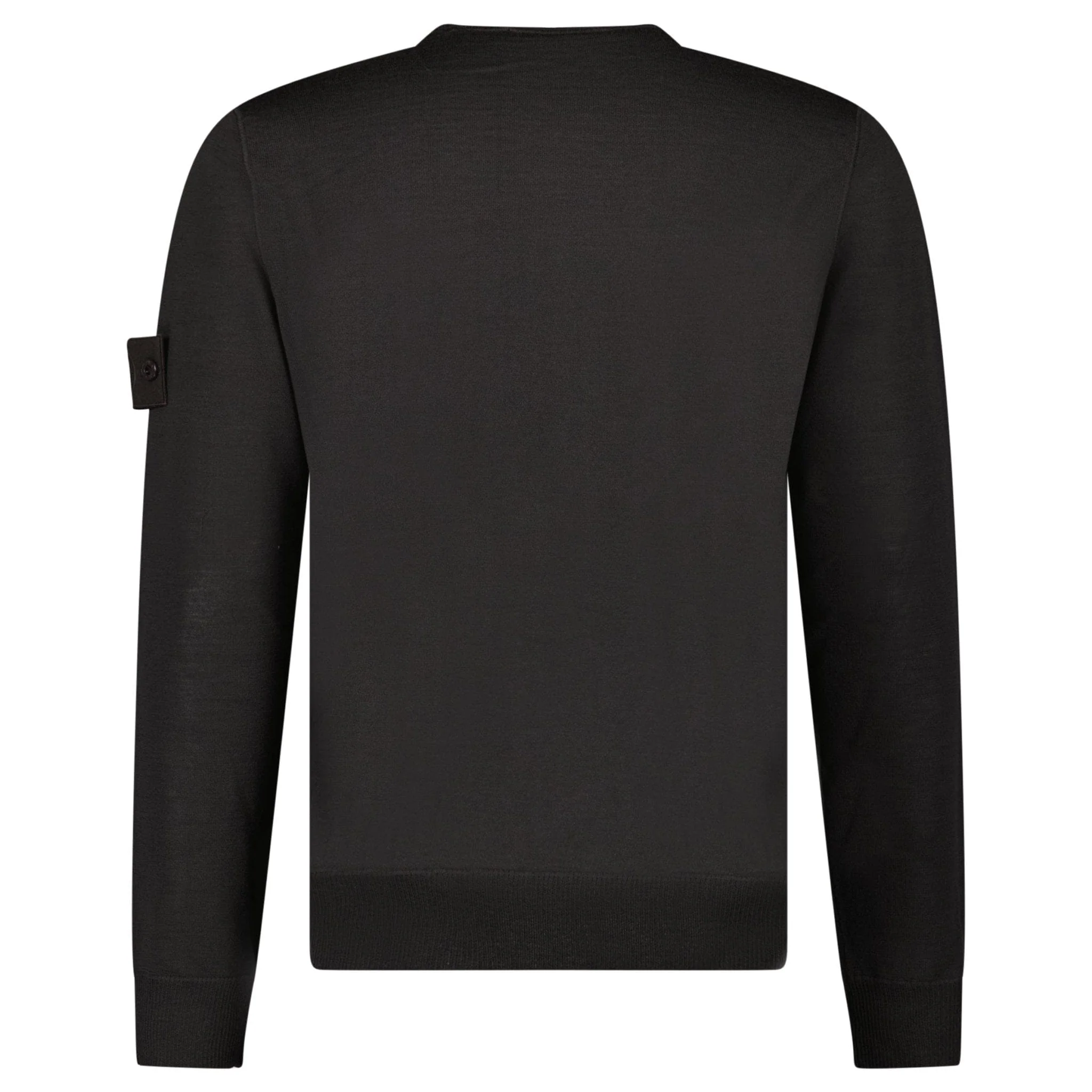 Stone Island Ghost Wool Crew Neck Jumper Dark Brown - Image 3