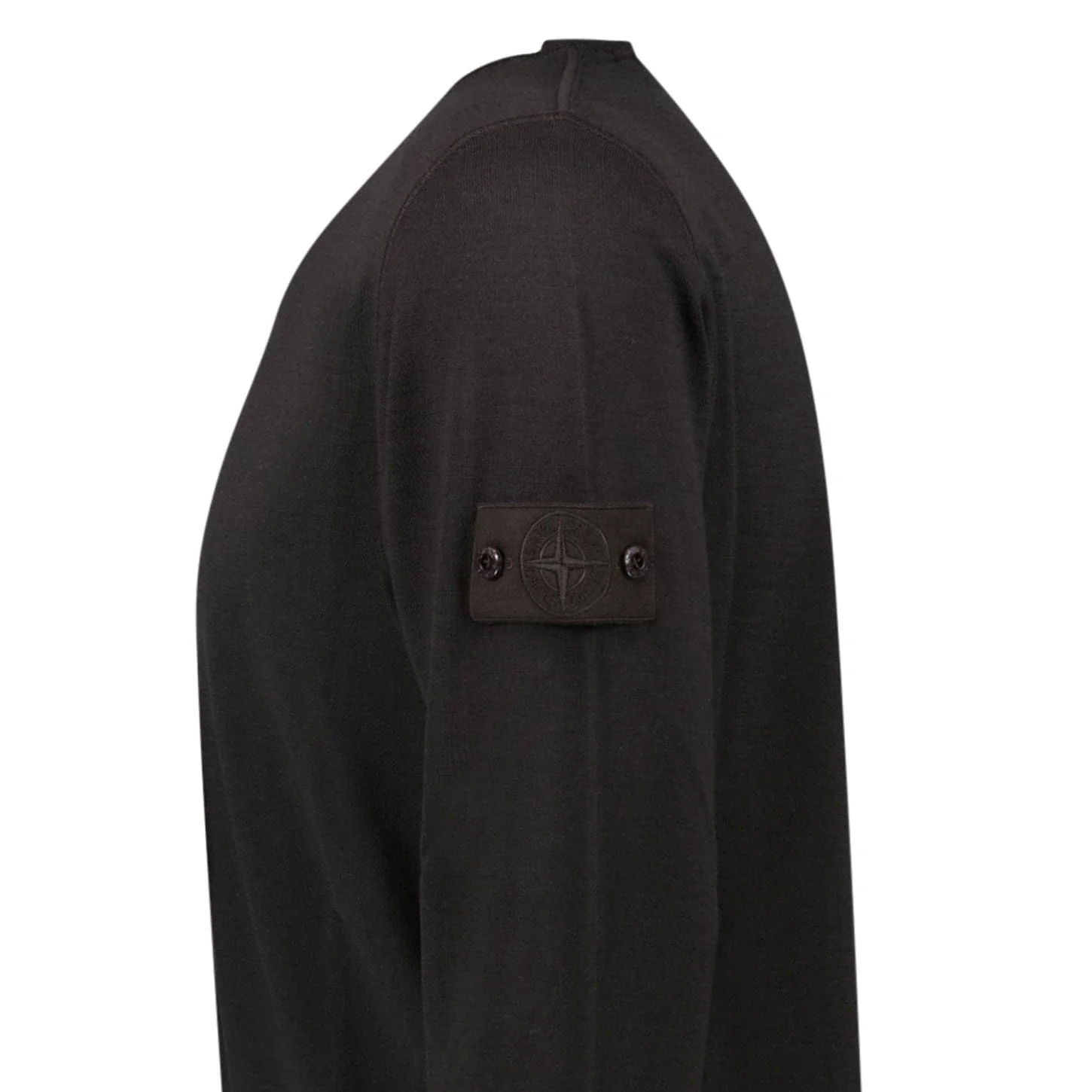 Stone Island Ghost Wool Crew Neck Jumper Dark Brown - Image 4