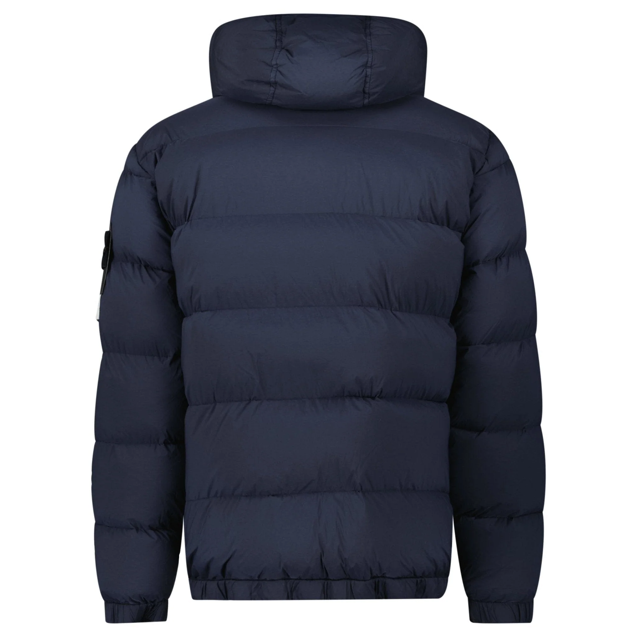 Stone Island Hooded Puffer Jacket In Seamless Tunnel Nylon Navy - Image 3