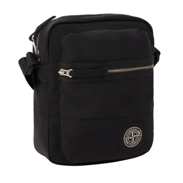 Stone Island Nylon Metal Pouch Bag in Black - Image 2