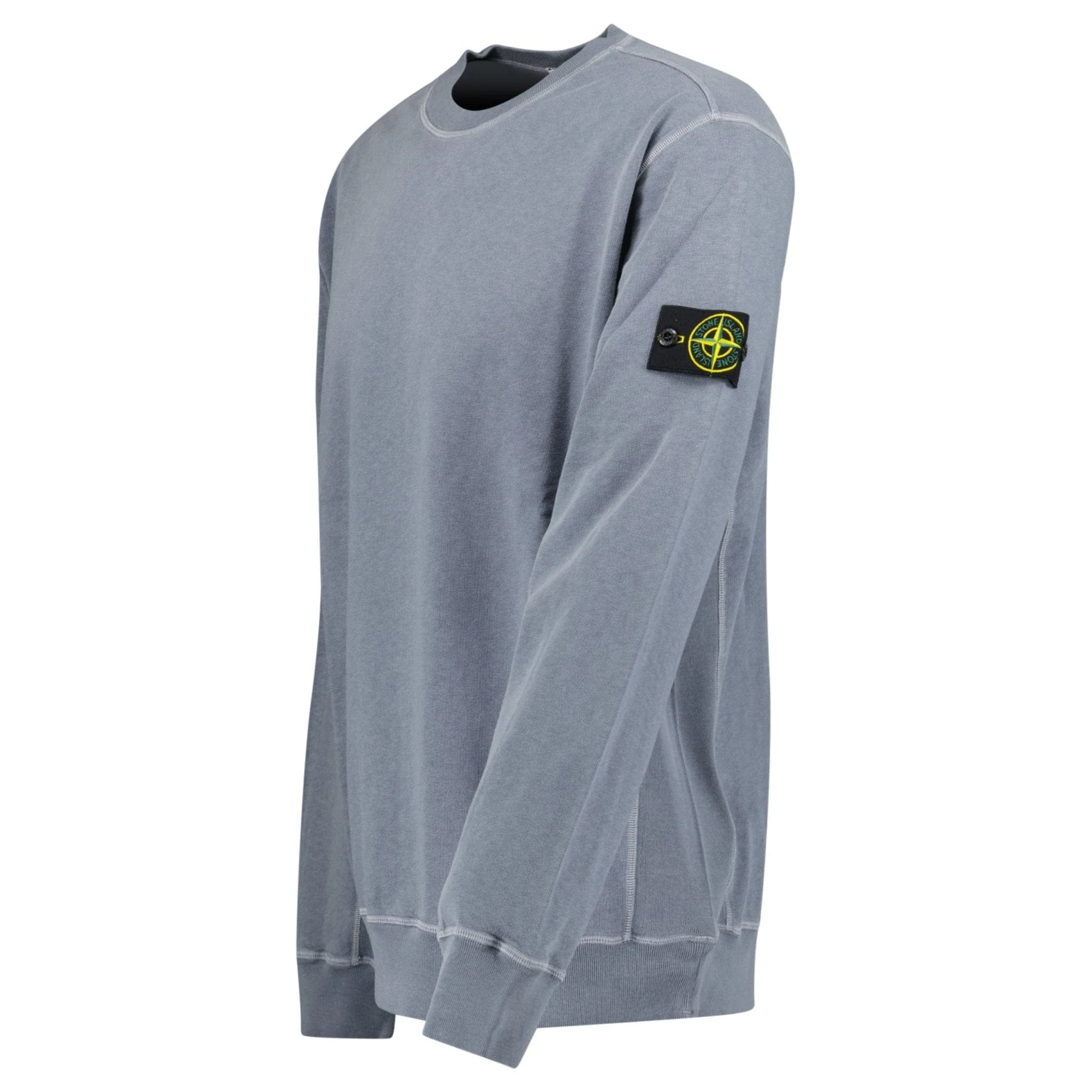 Stone Island Old Effect Crewneck Sweatshirt Dark Blue - Image 2