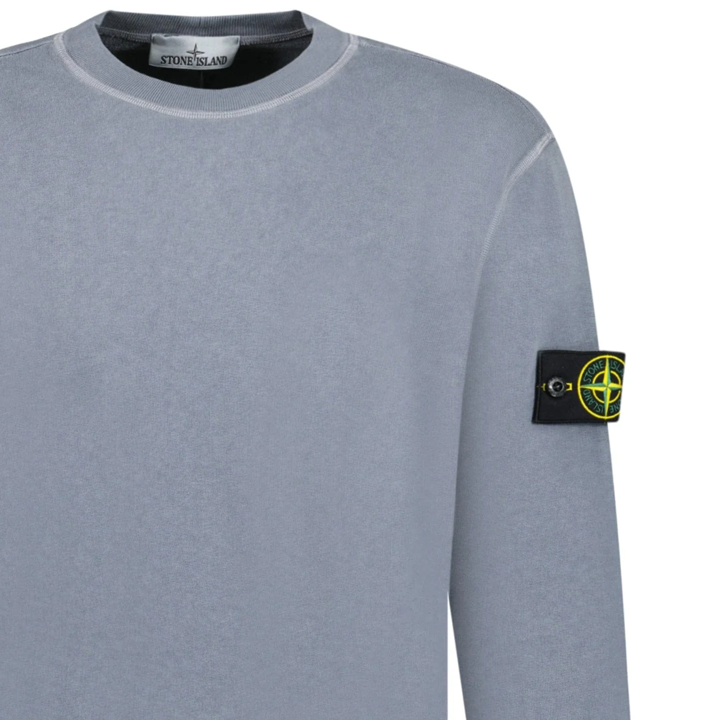 Stone Island Old Effect Crewneck Sweatshirt Dark Blue - Image 3