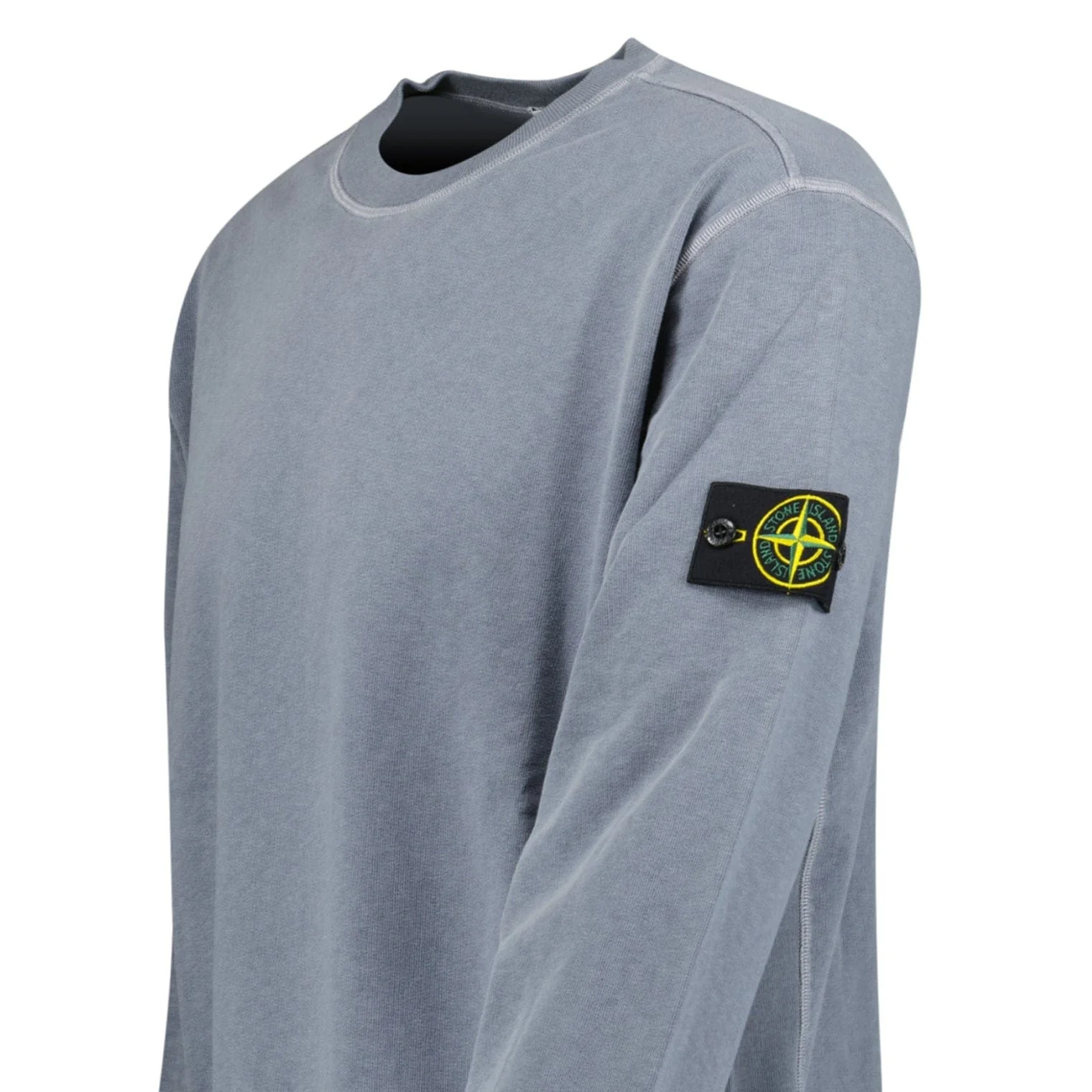 Stone Island Old Effect Crewneck Sweatshirt Dark Blue - Image 4