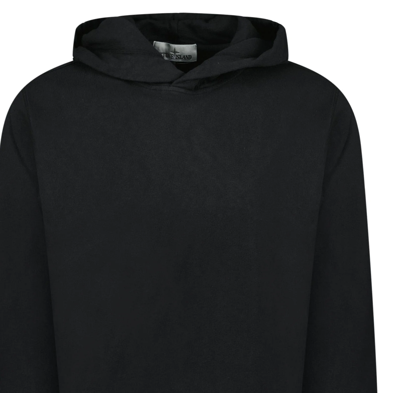 Stone Island ‘Old’ Treatment Hooded Sweatshirt In Black - Image 4