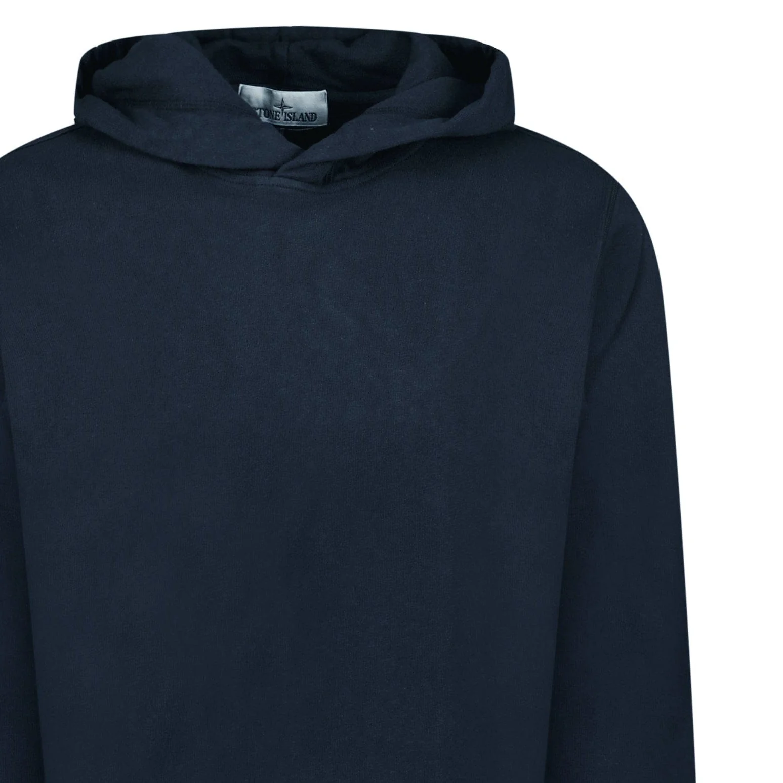 Stone Island ‘Old’ Treatment Hooded Sweatshirt In Navy - Image 3