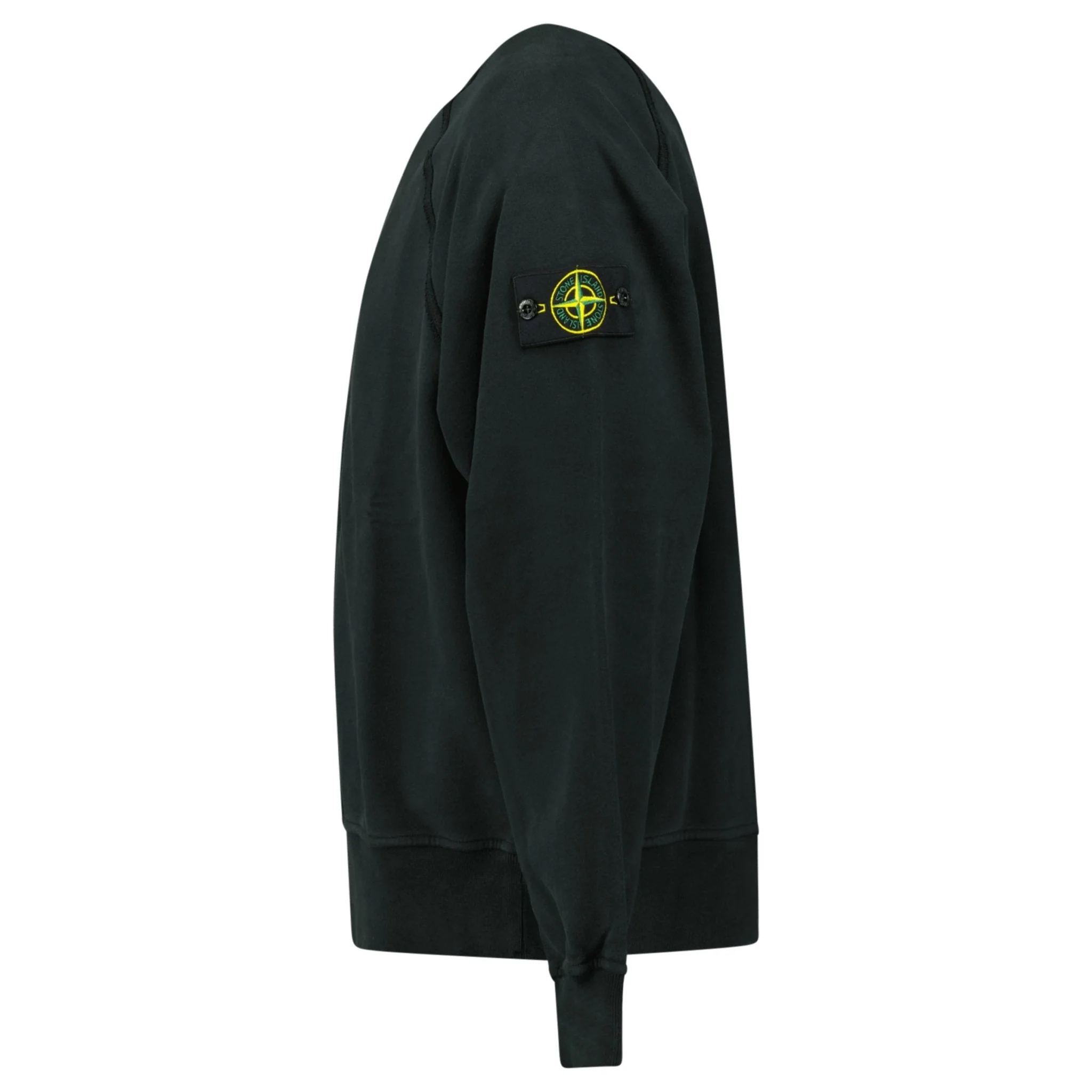 Stone Island Relaxed Fit Crewneck Sweatshirt Black - Image 2
