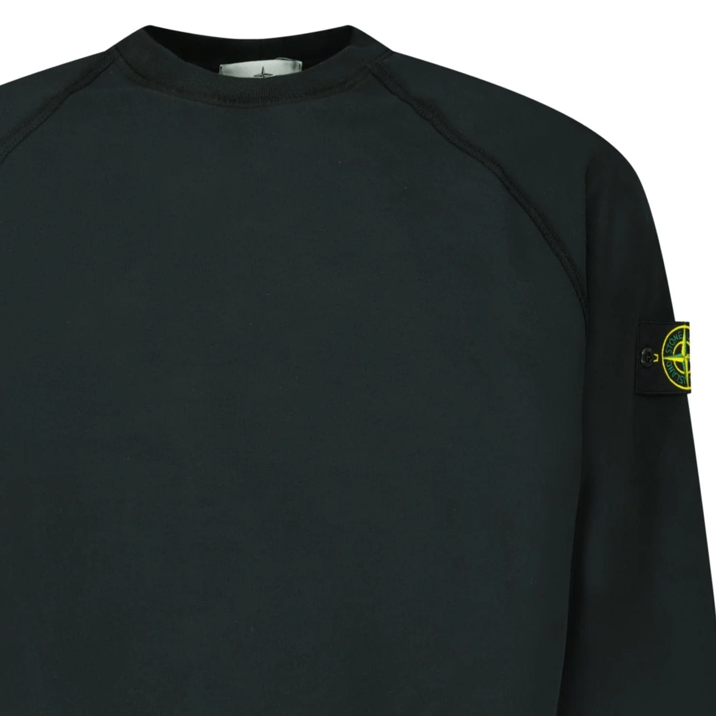 Stone Island Relaxed Fit Crewneck Sweatshirt Black - Image 5