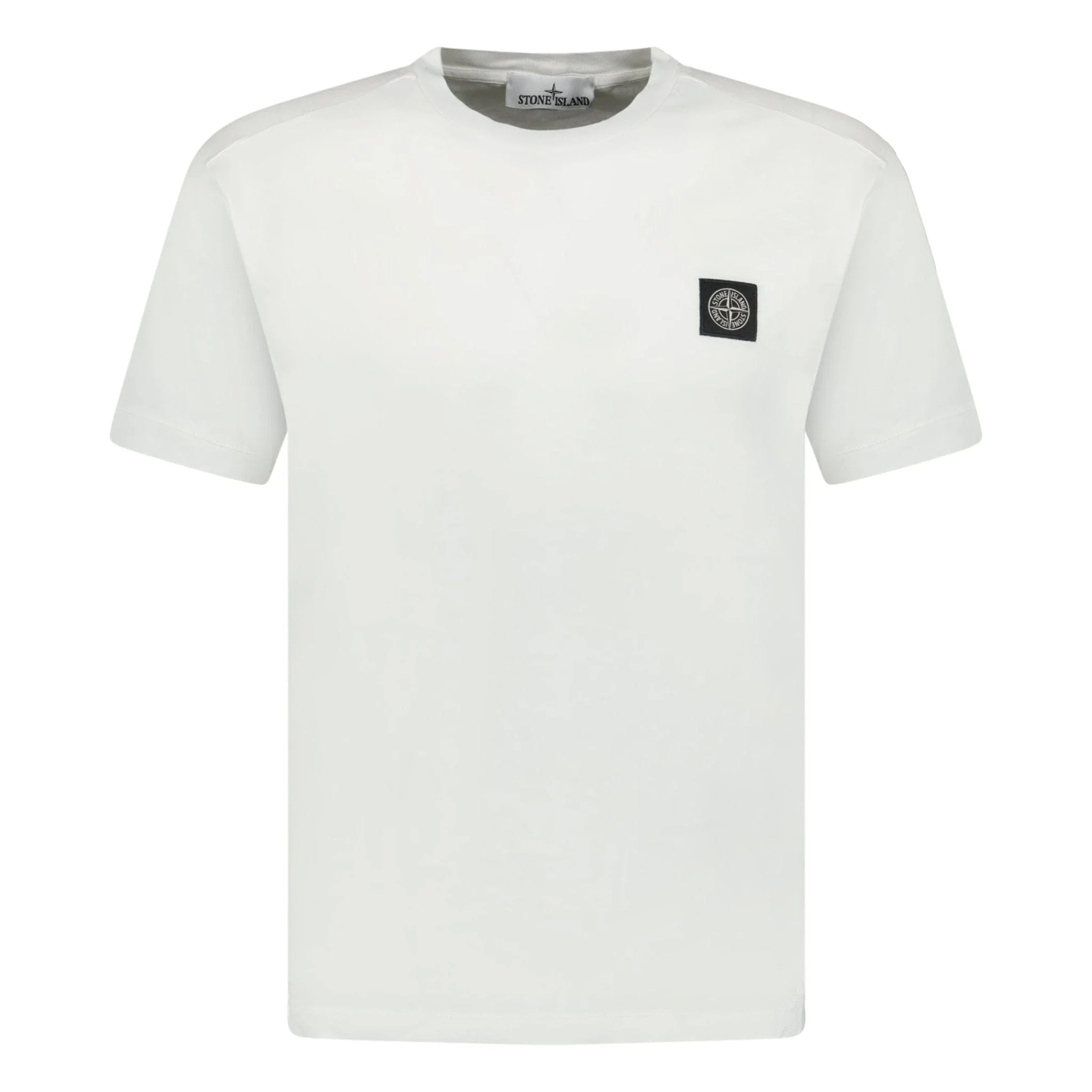 Stone Island Slim-Fit Short-Sleeve T-Shirt With Compass Patch White