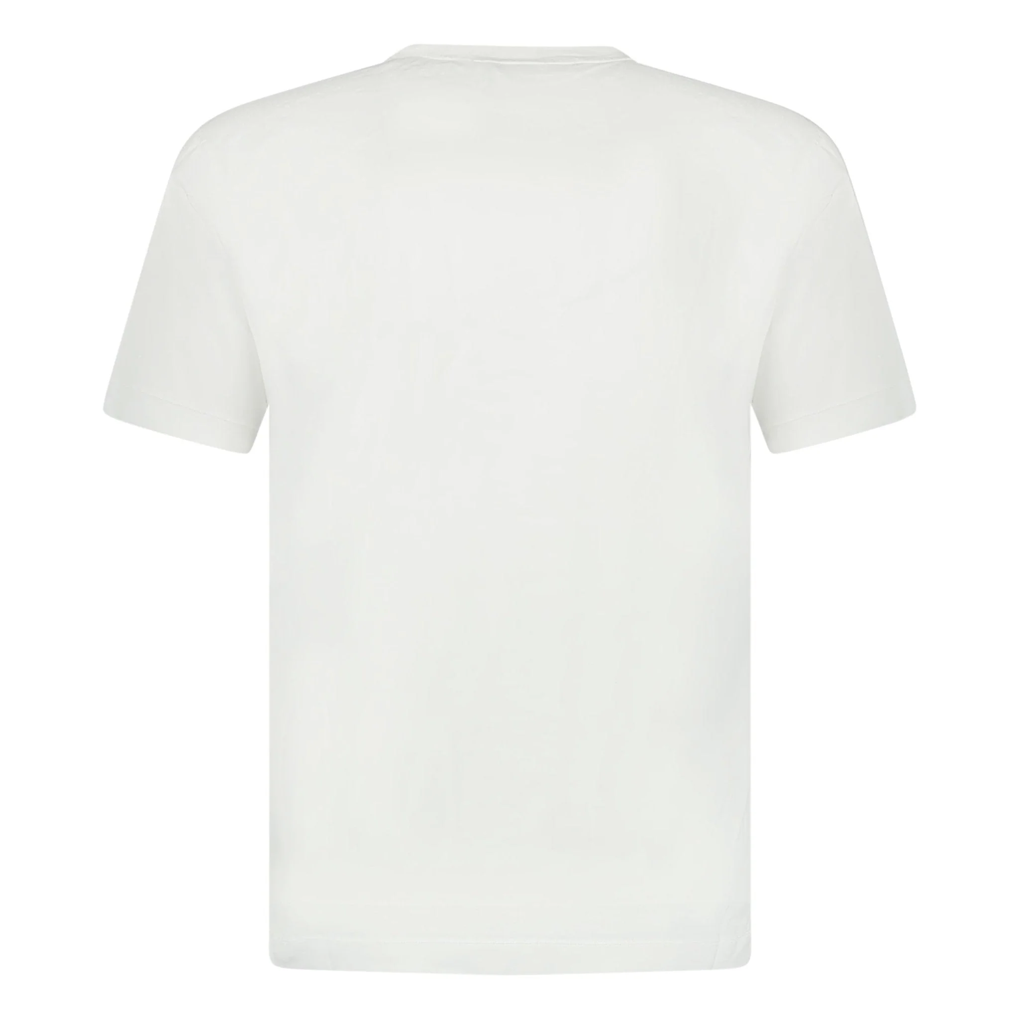 Stone Island Slim-Fit Short-Sleeve T-Shirt With Compass Patch White - Image 3