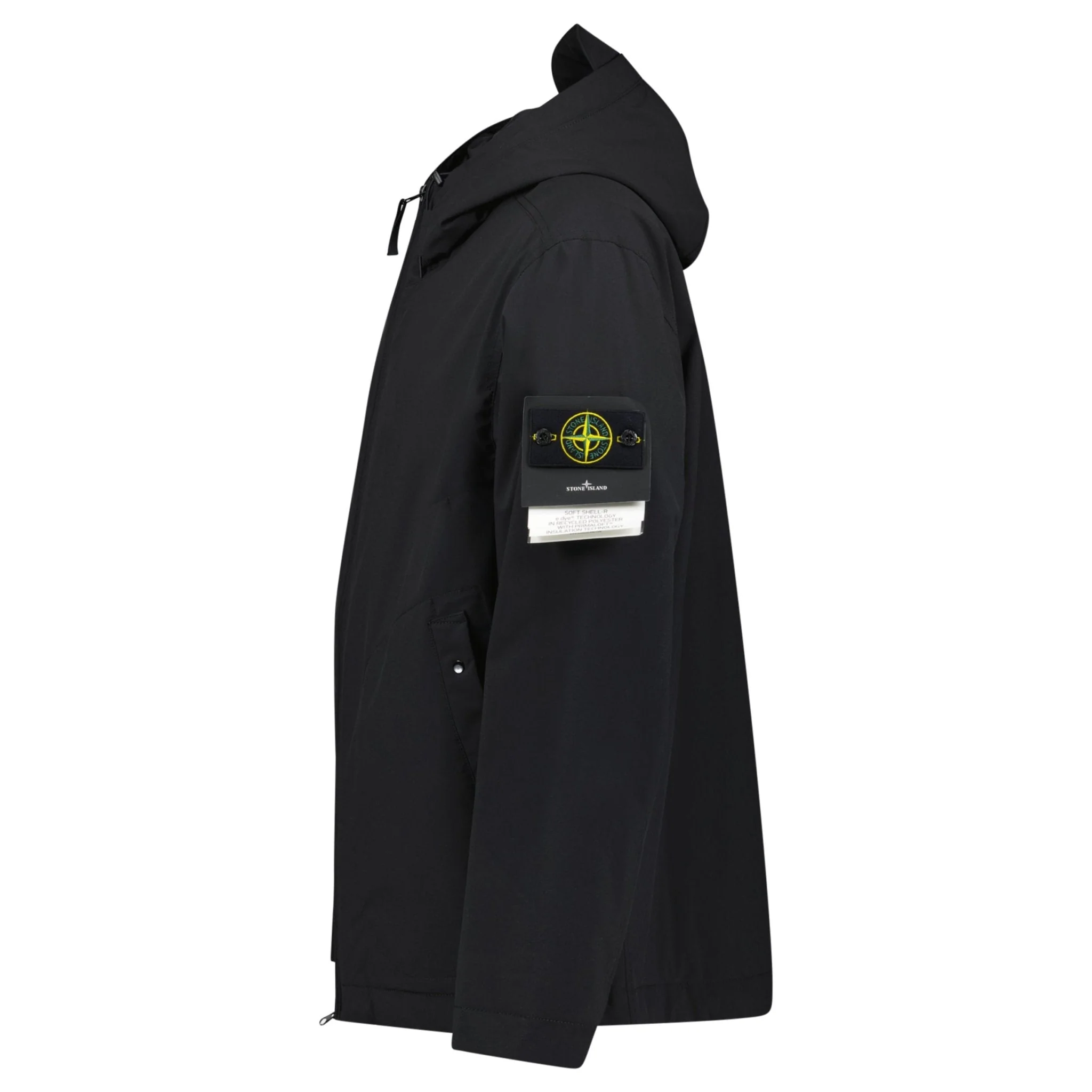 Stone Island Soft Shell-R Primaloft Insulation Technology Jacket in Black - Image 2