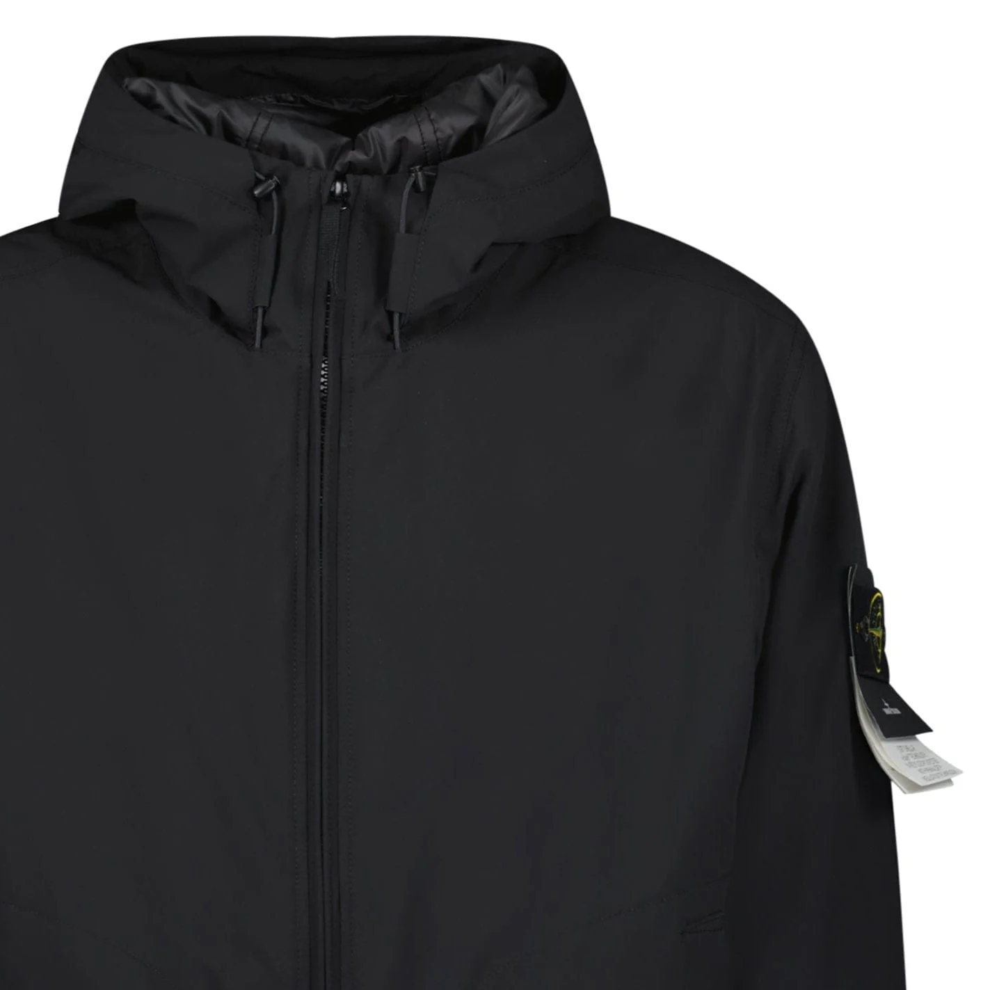 Stone Island Soft Shell-R Primaloft Insulation Technology Jacket in Black - Image 4