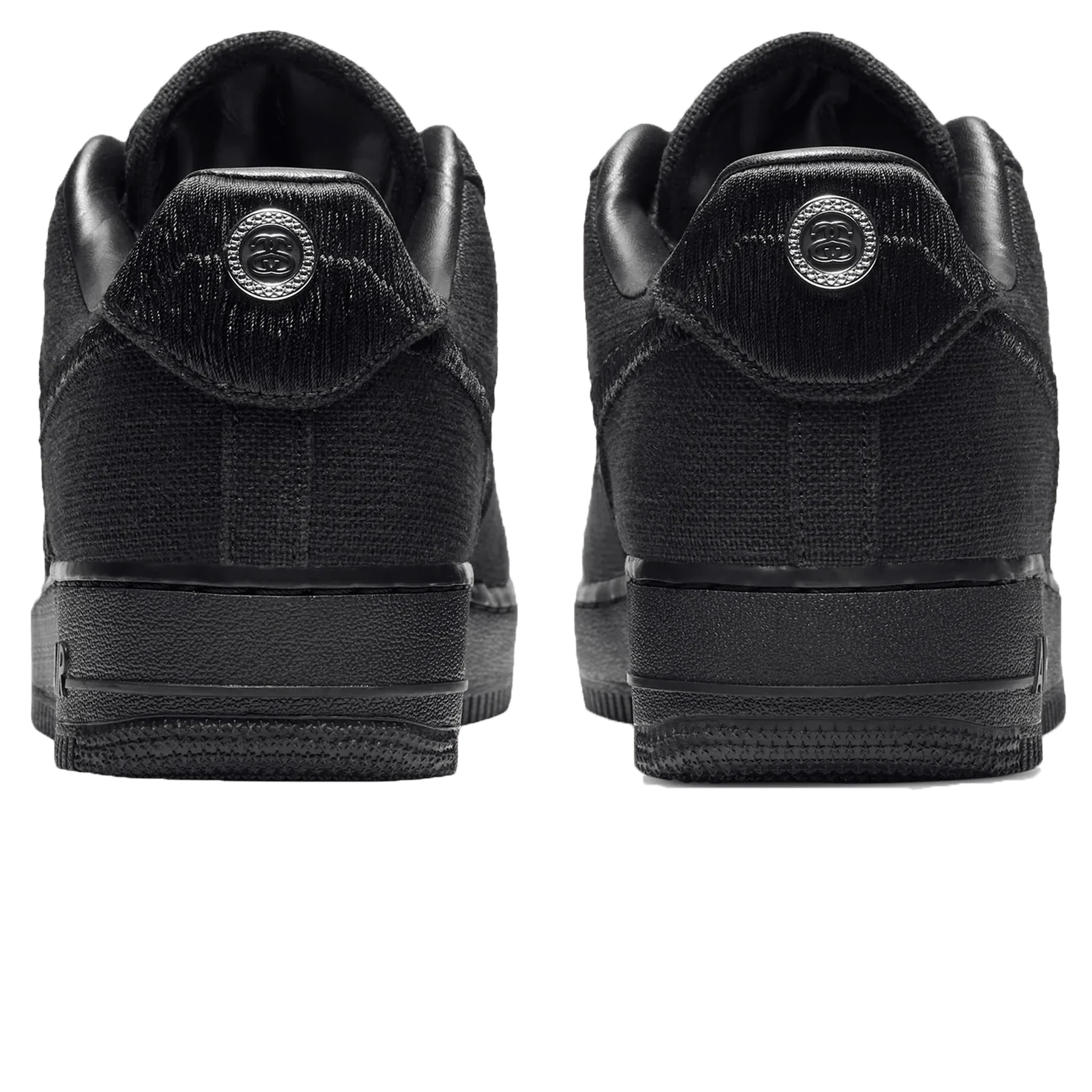 Stussy x Nike Air Force 1 Low 'Triple Black' - Image 3