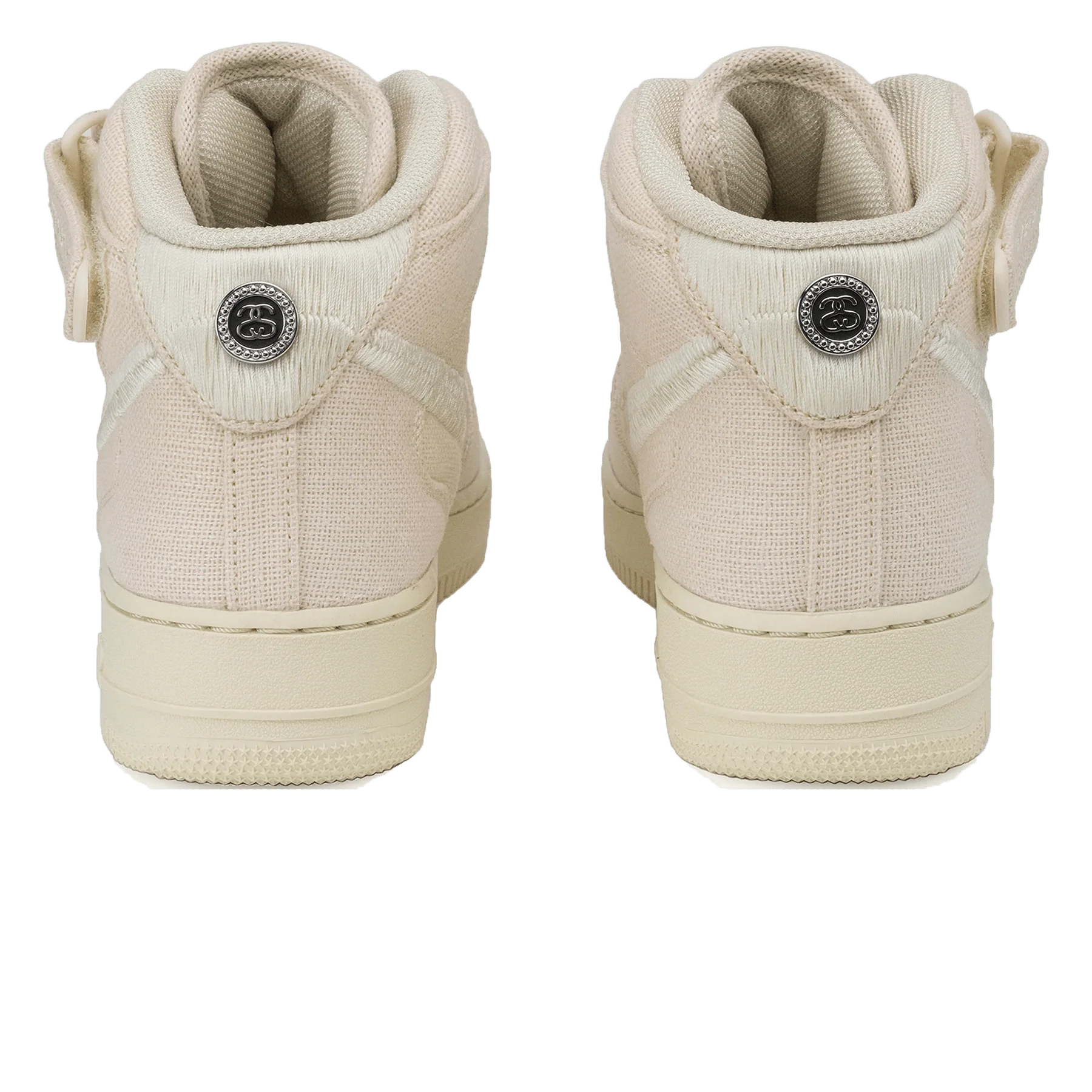 Stussy x Nike Air Force 1 Mid 'Fossil' - Image 3