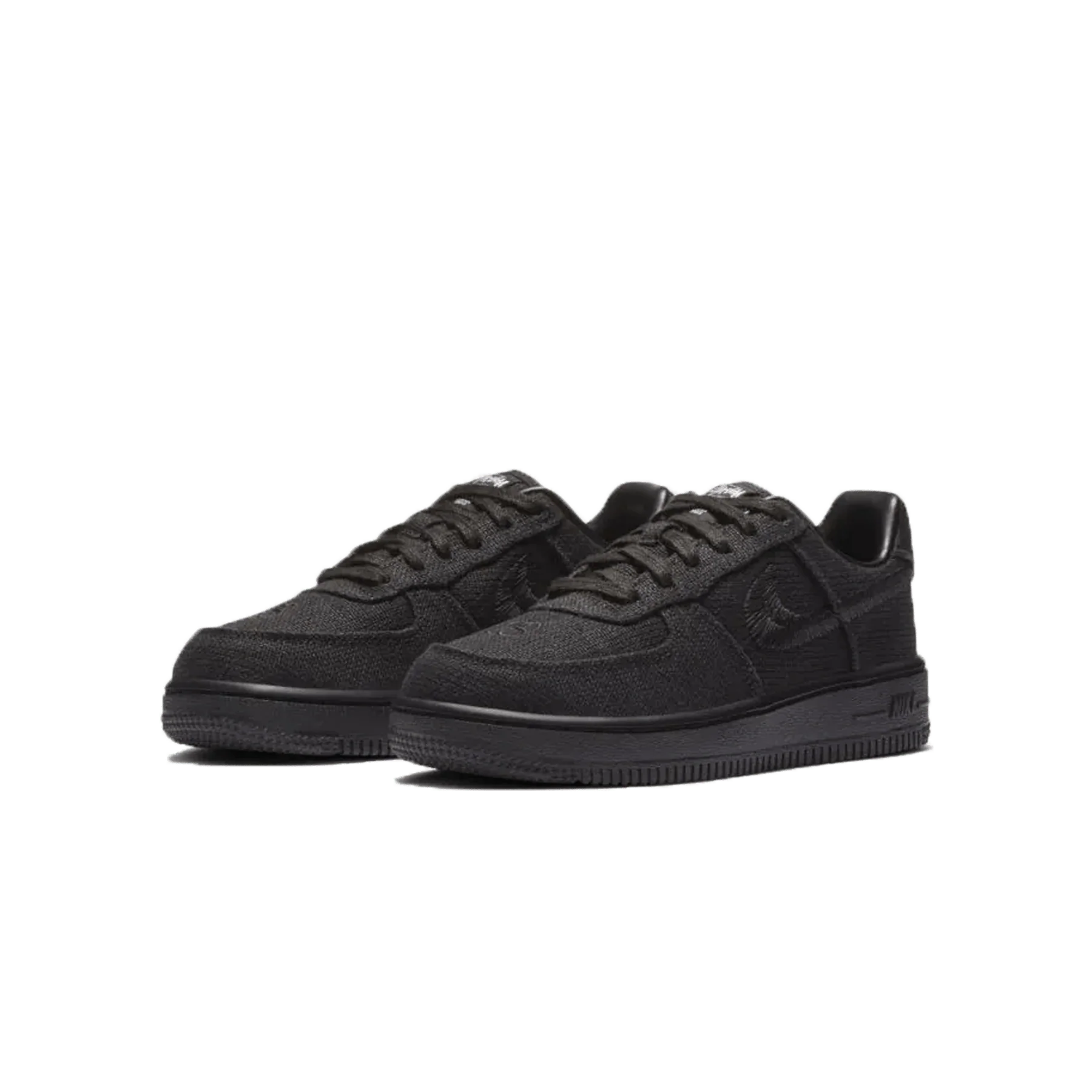 Stussy x Nike Air Force 1 Low PS 'Triple Black' - Image 2