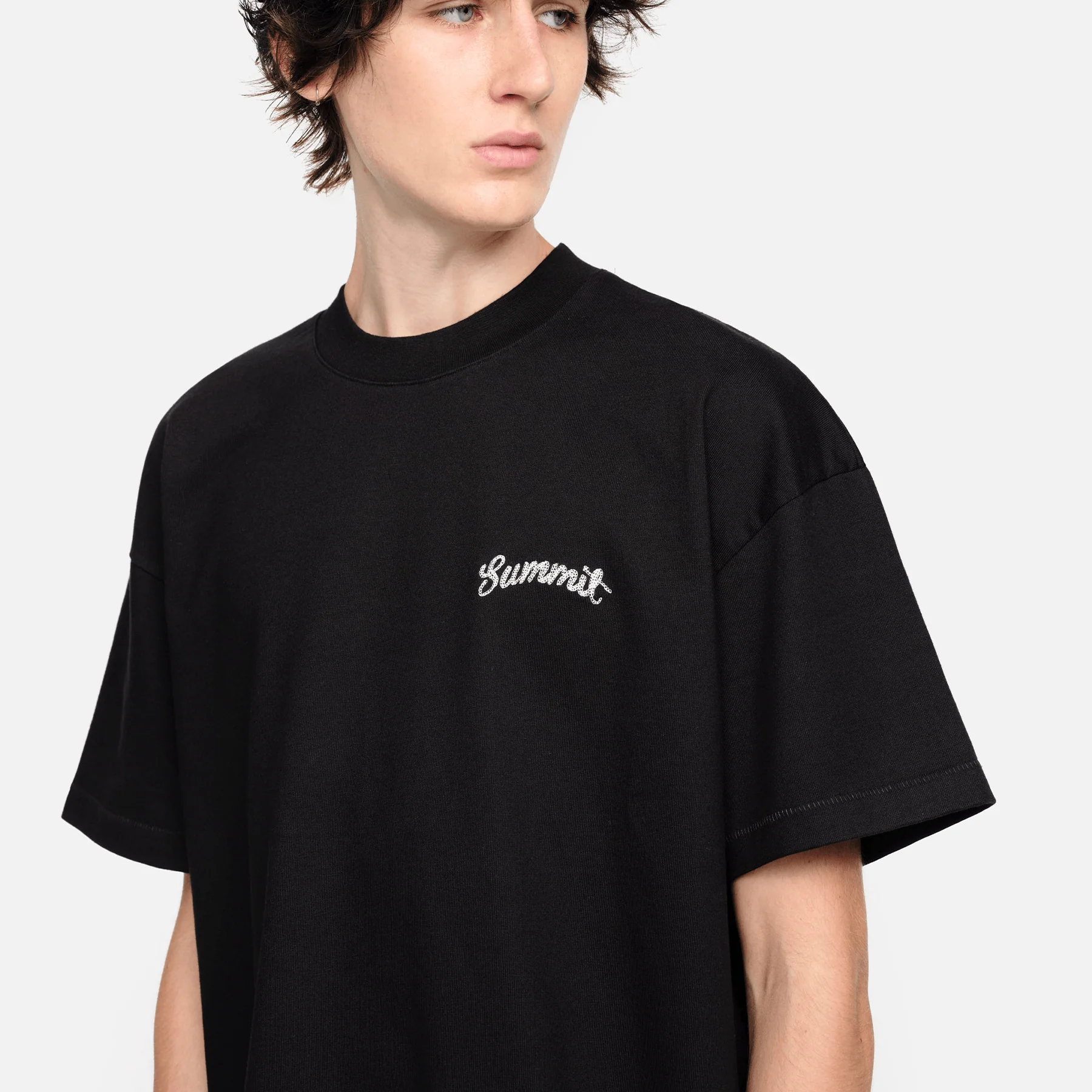 Summit Chainstitch T-Shirt 'Black' - Image 3