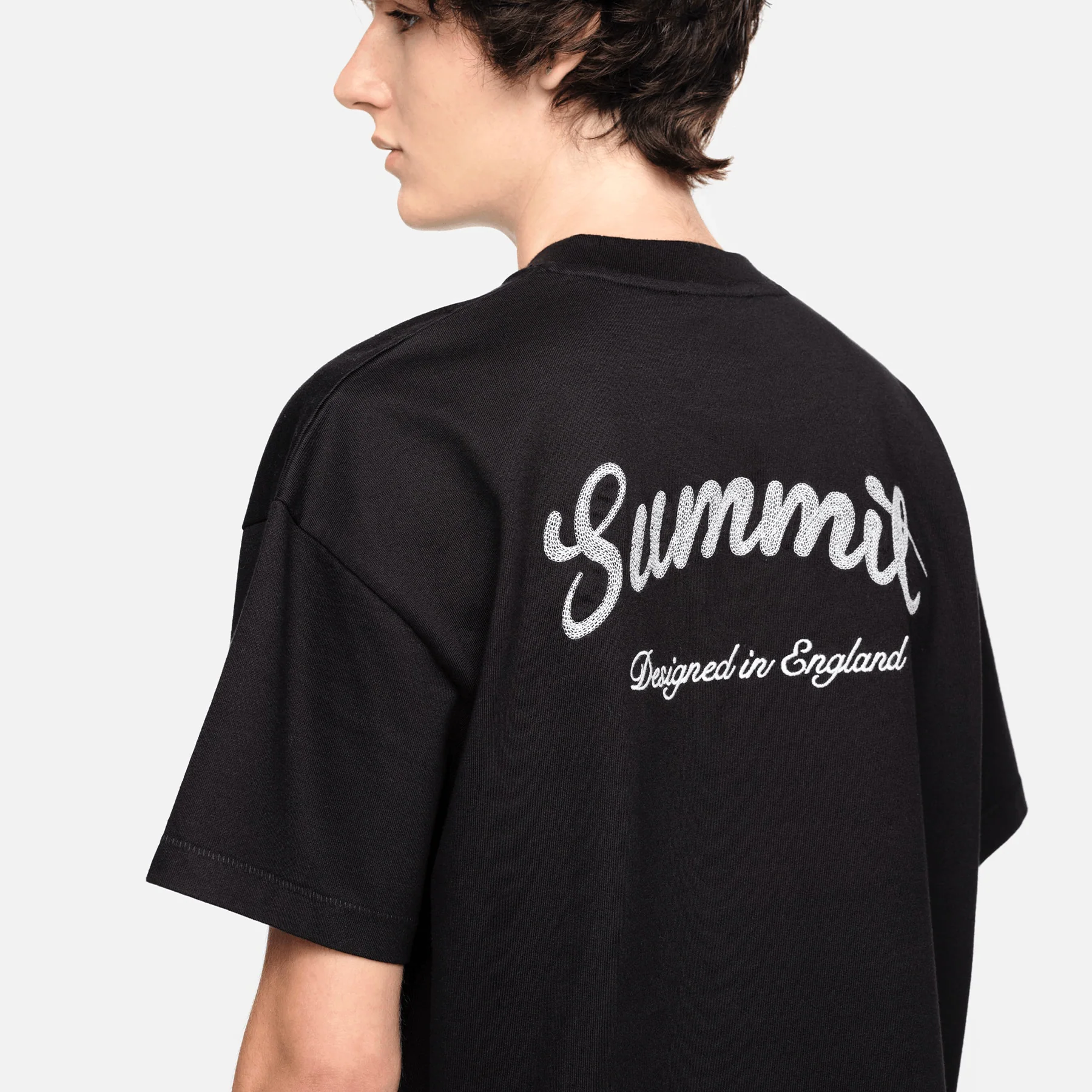 Summit Chainstitch T-Shirt 'Black' - Image 4