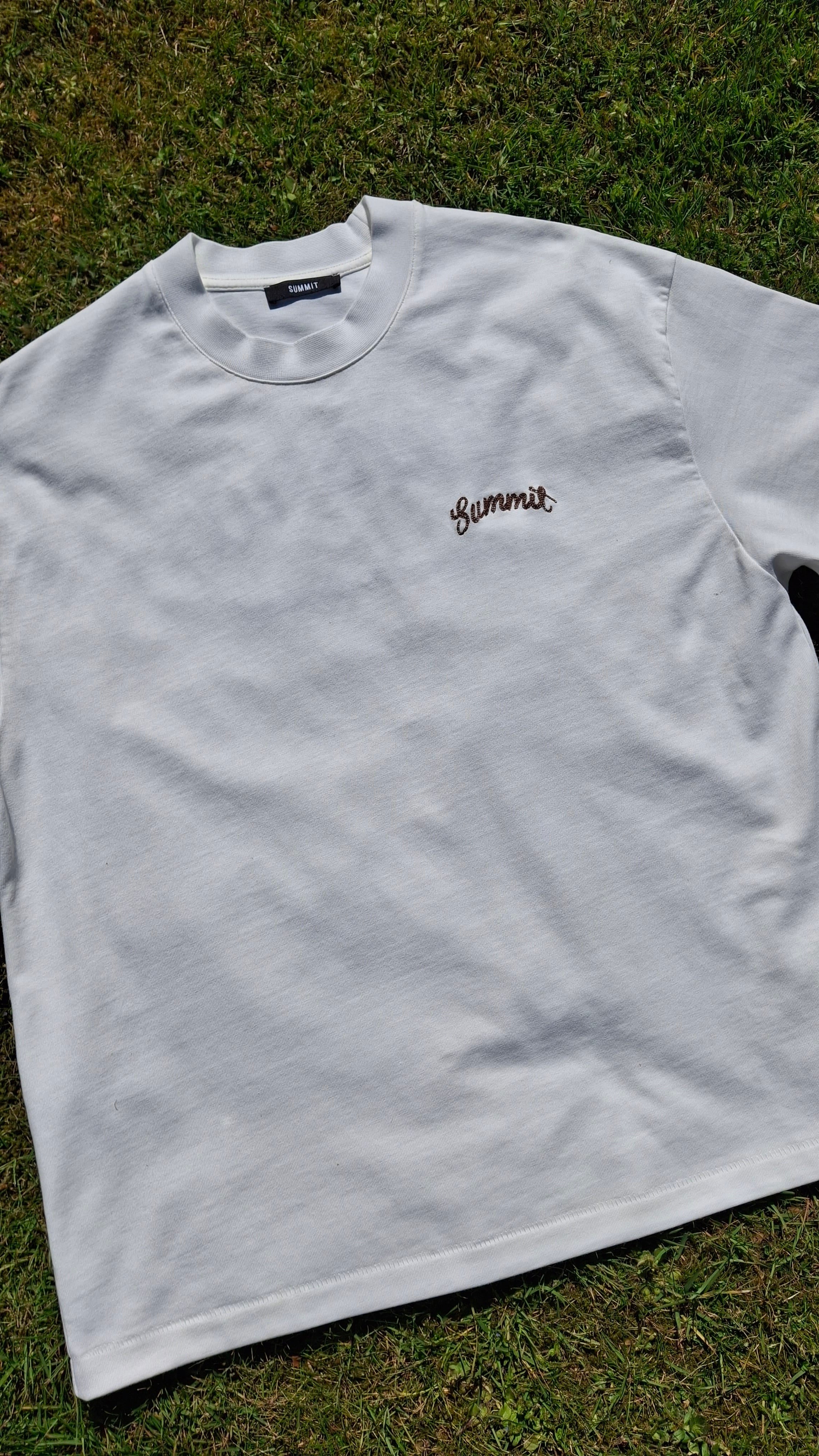 Summit Chainstitch T-Shirt 'Ecru' - Image 5