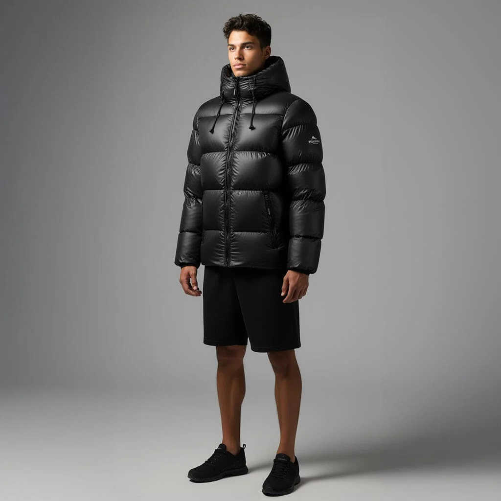 Helvetica Mountain Pioneers Summit Hooded Down Jacket - Image 2