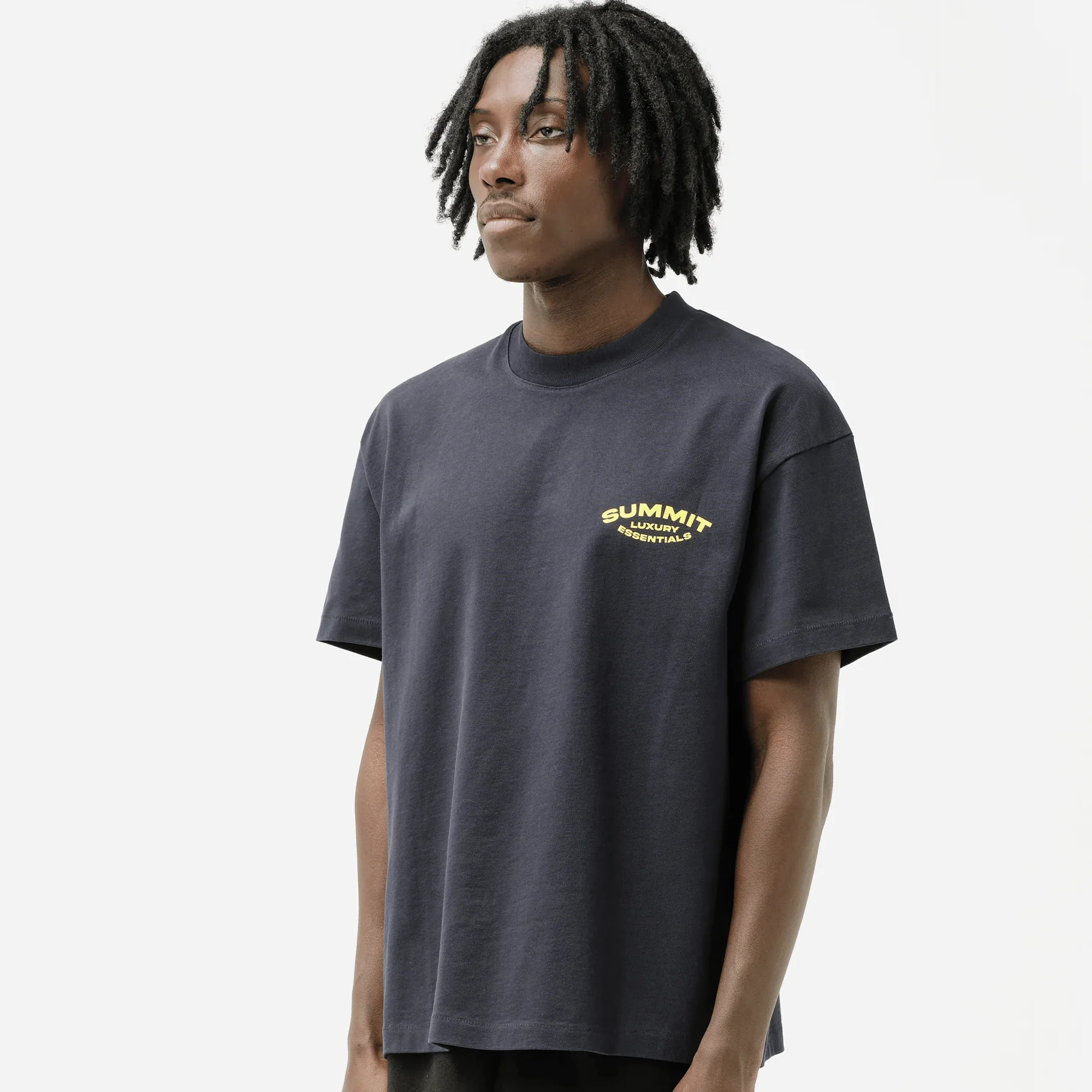 Summit Luxury Essentials T-Shirt 'Navy' - Image 3