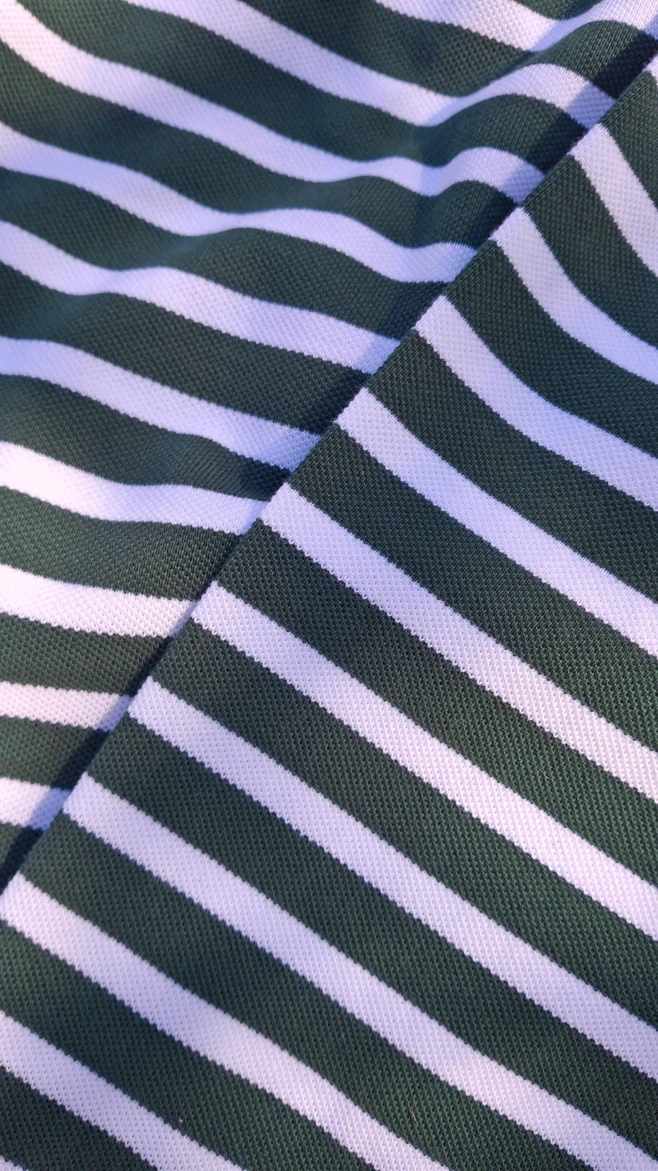 Summit Pique Long Sleeve Polo 'Forest White' - Image 5