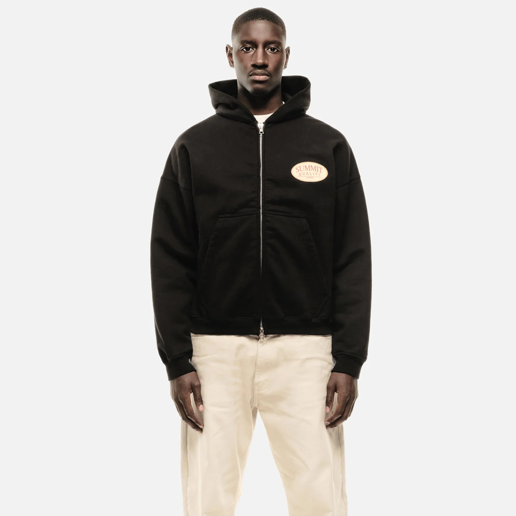 Summit Quality Goods Patch Hoodie 'Black' - Image 3