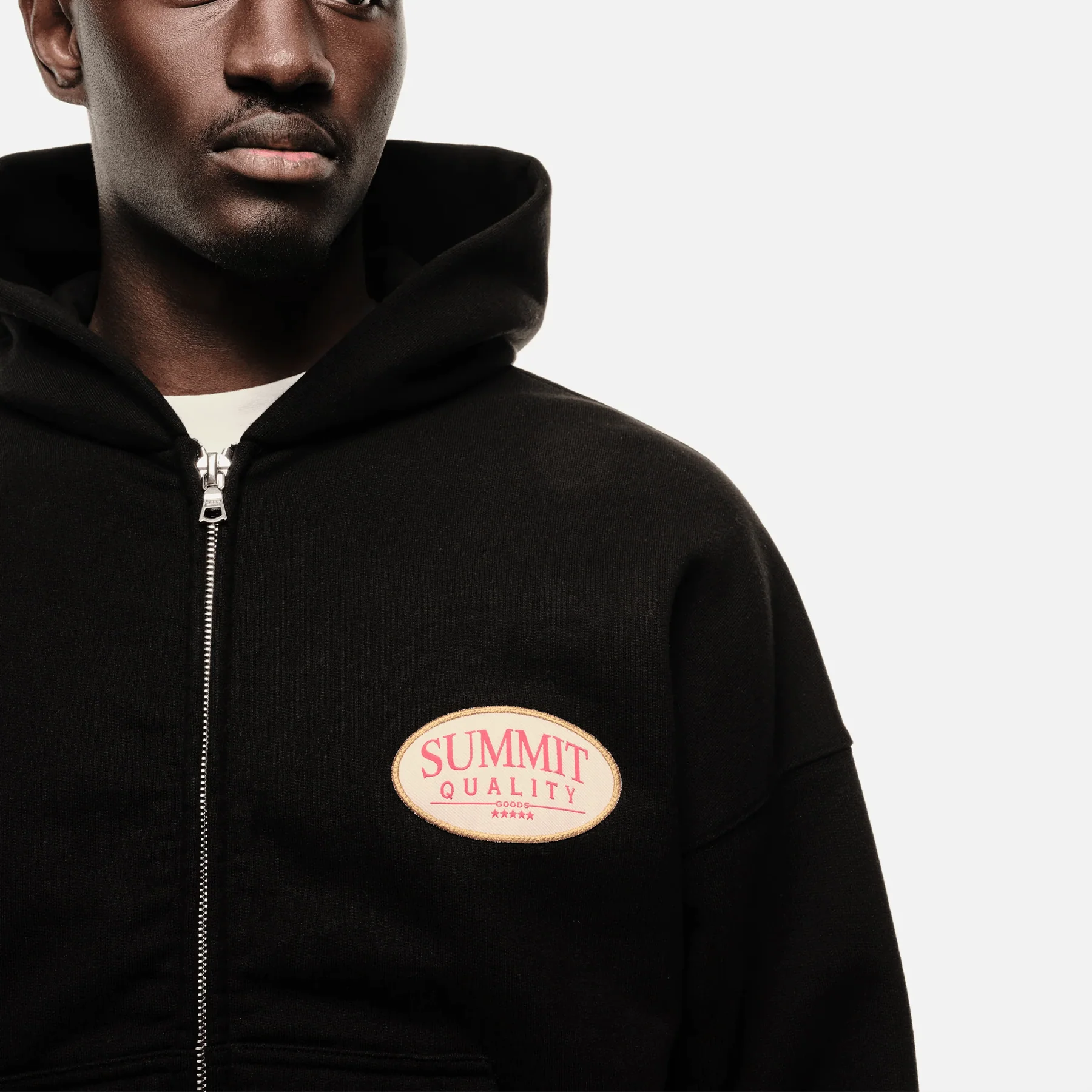 Summit Quality Goods Patch Hoodie 'Black' - Image 4