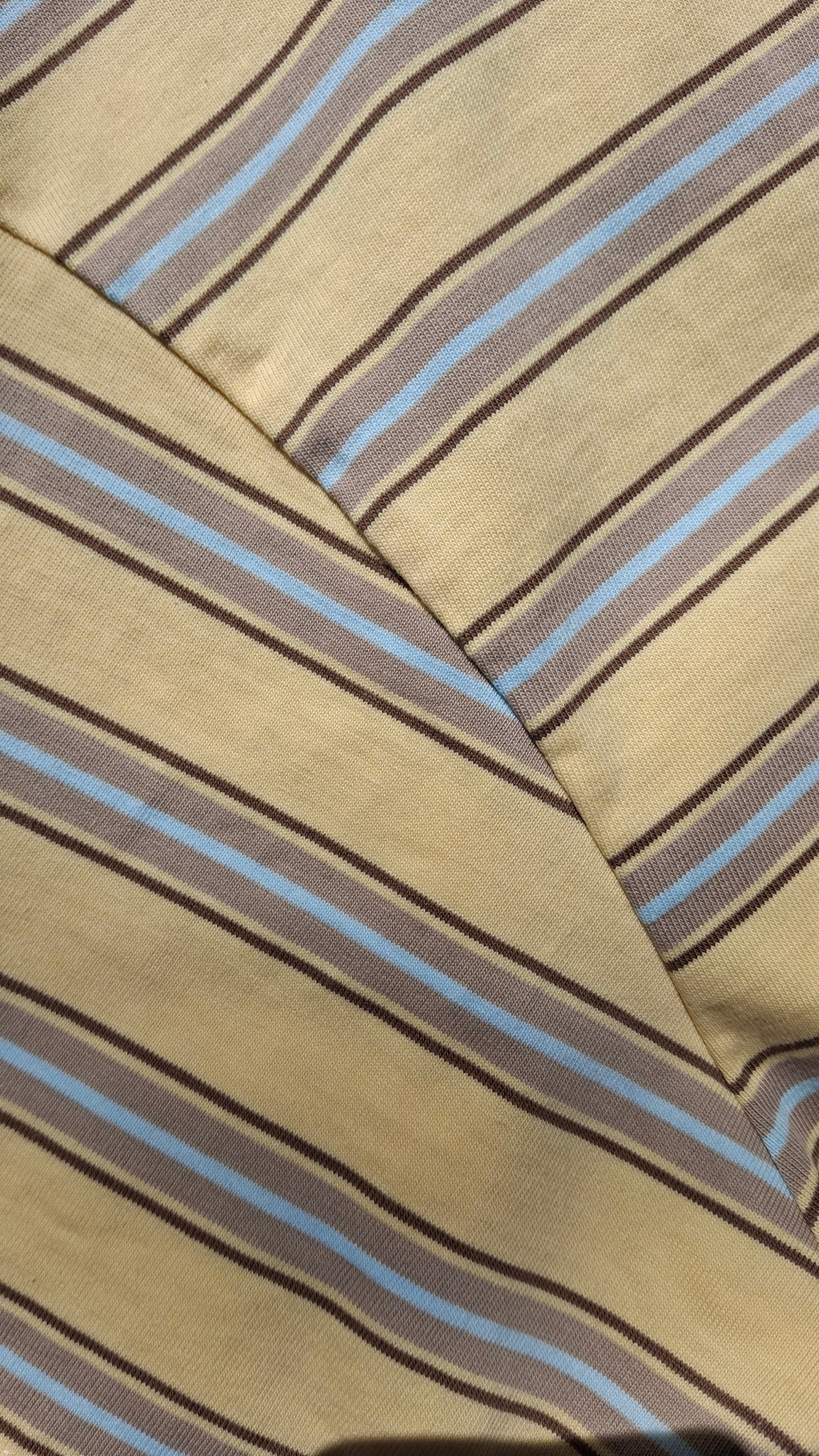 Summit Stripe Short Sleeve T-Shirt 'Yellow' - Image 5