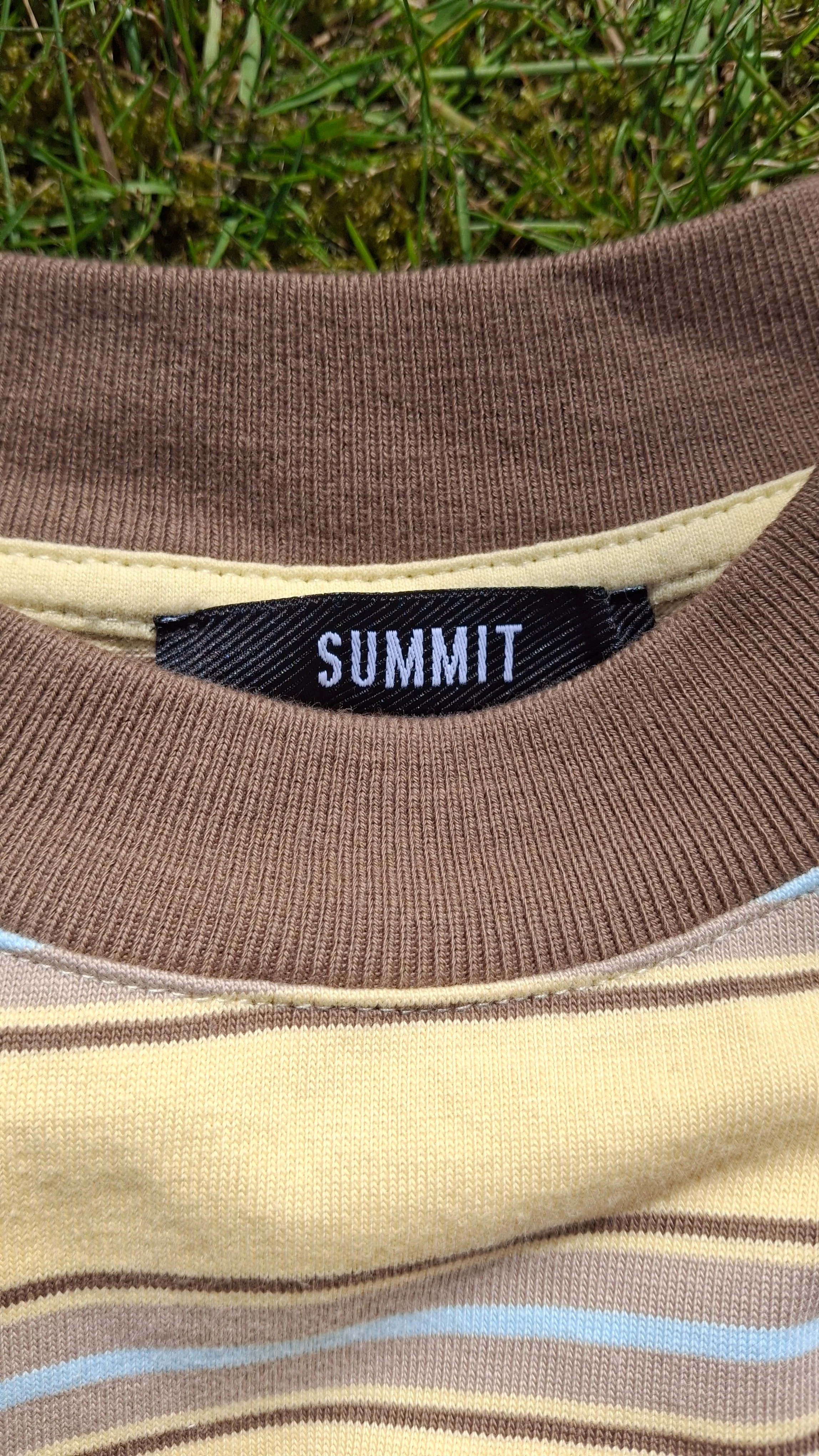 Summit Stripe Short Sleeve T-Shirt 'Yellow' - Image 6