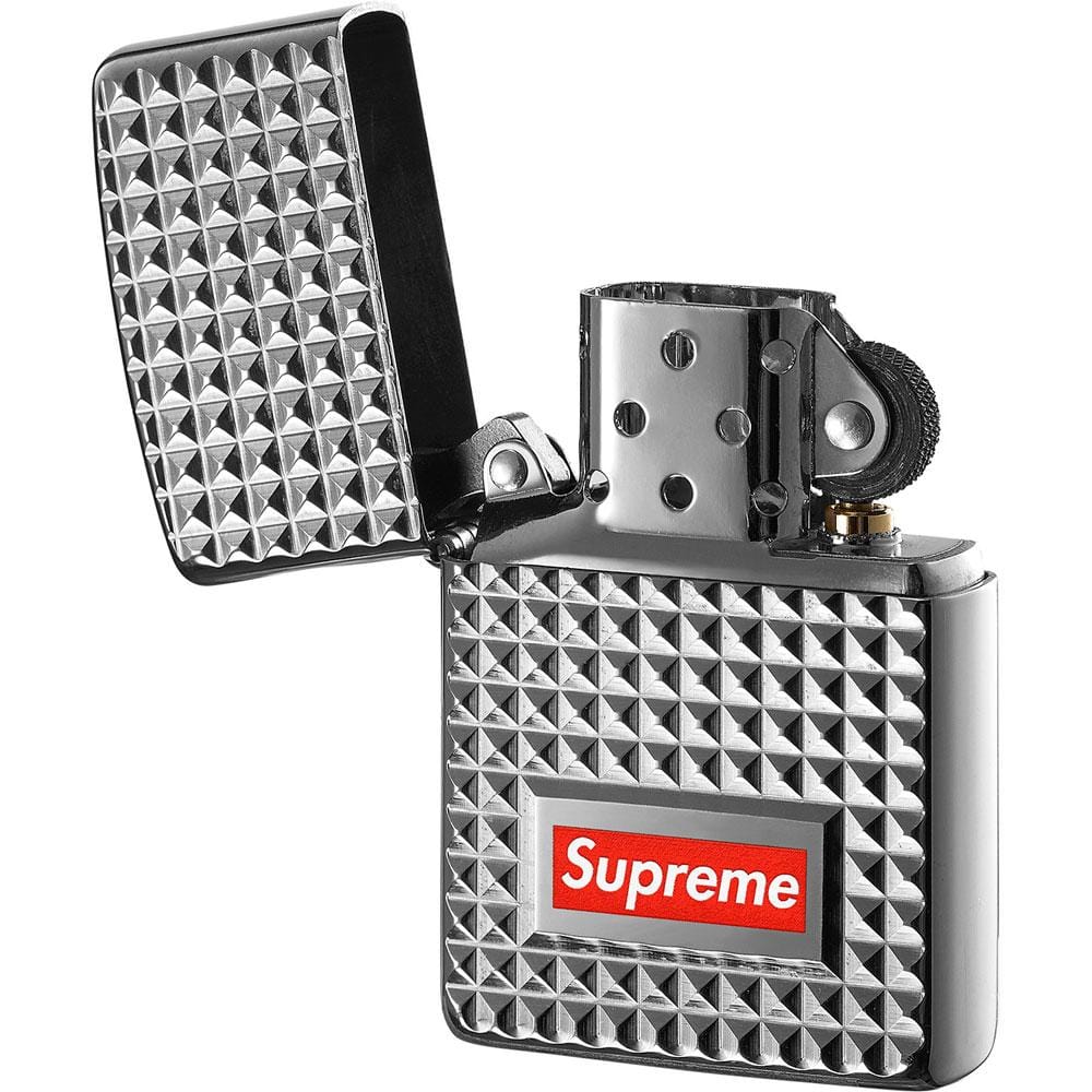 Supreme Diamond Cut Zippo Silver - Image 2