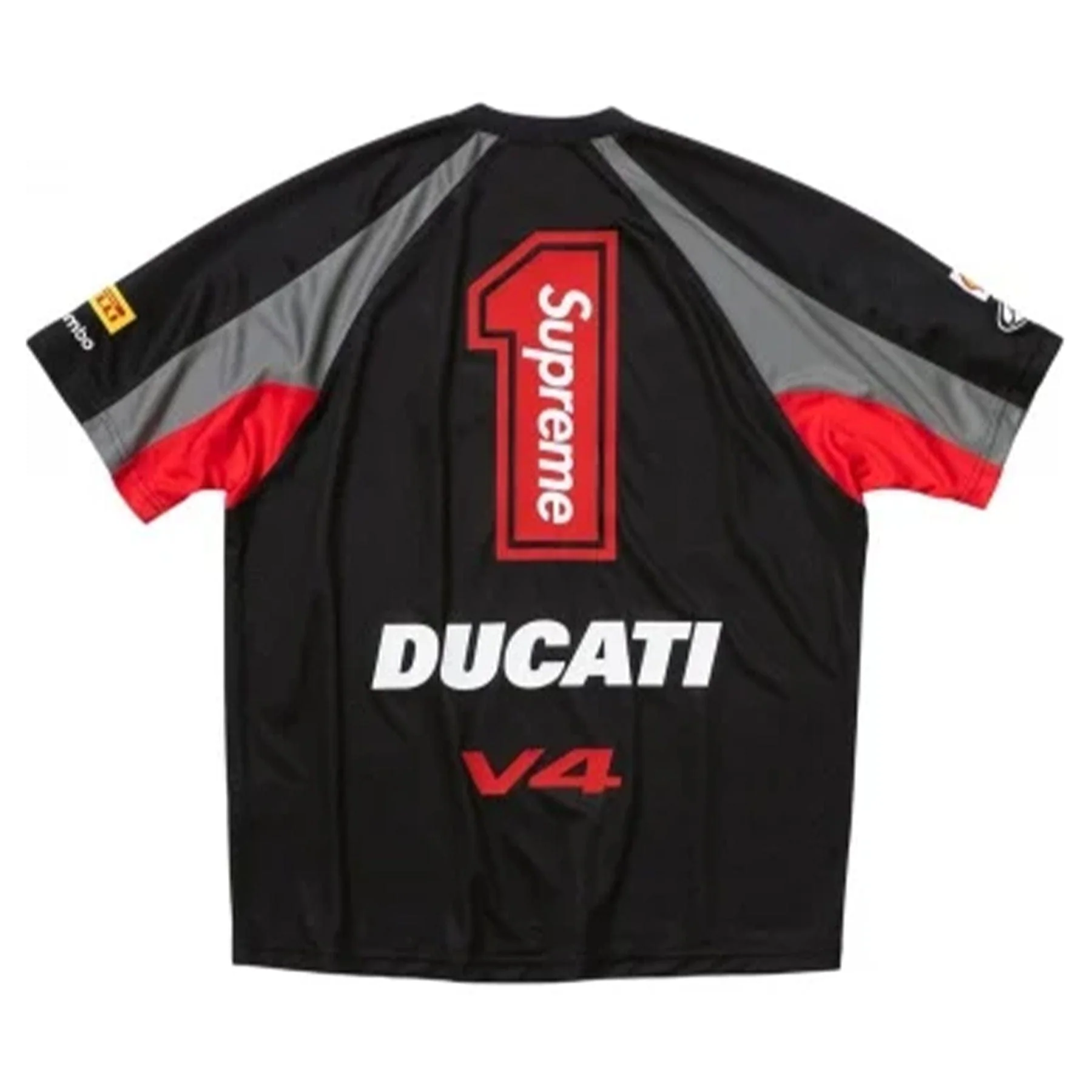 Supreme x Ducati Soccer Jersey 'Black' - Image 2