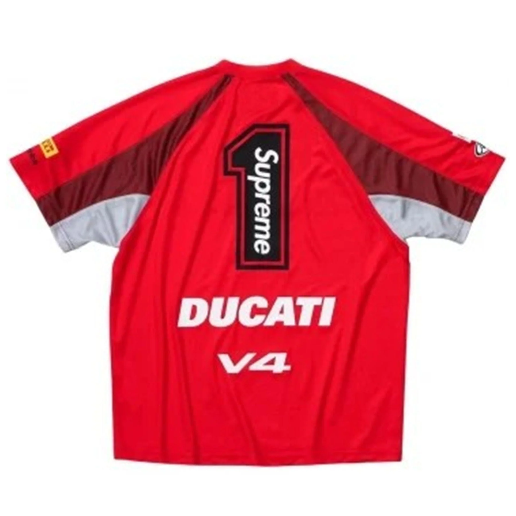 Supreme x Ducati Soccer Jersey 'Red' - Image 2